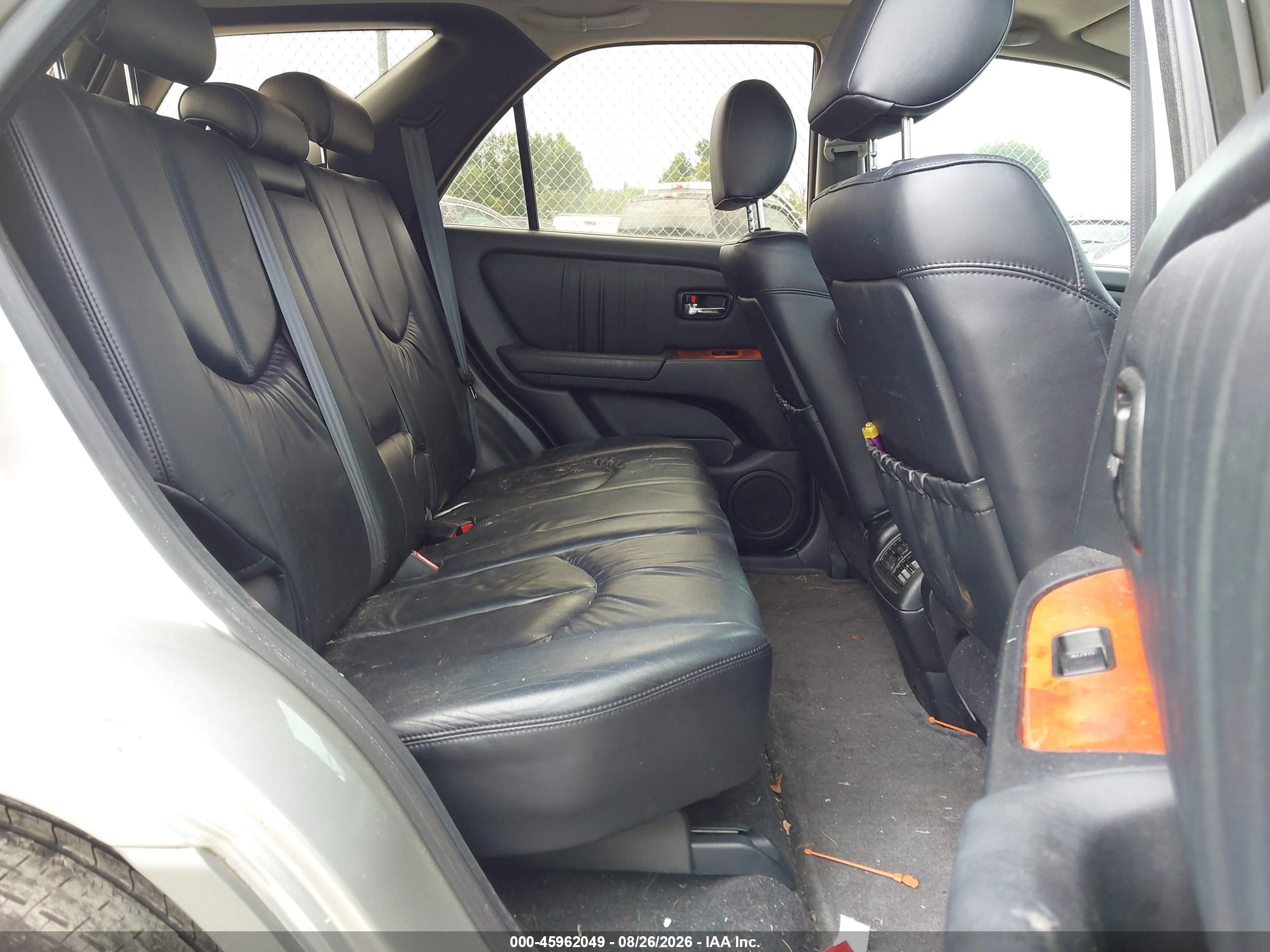 2001 Lexus Rx 300 Silver vin: JTJHF10UX10210906