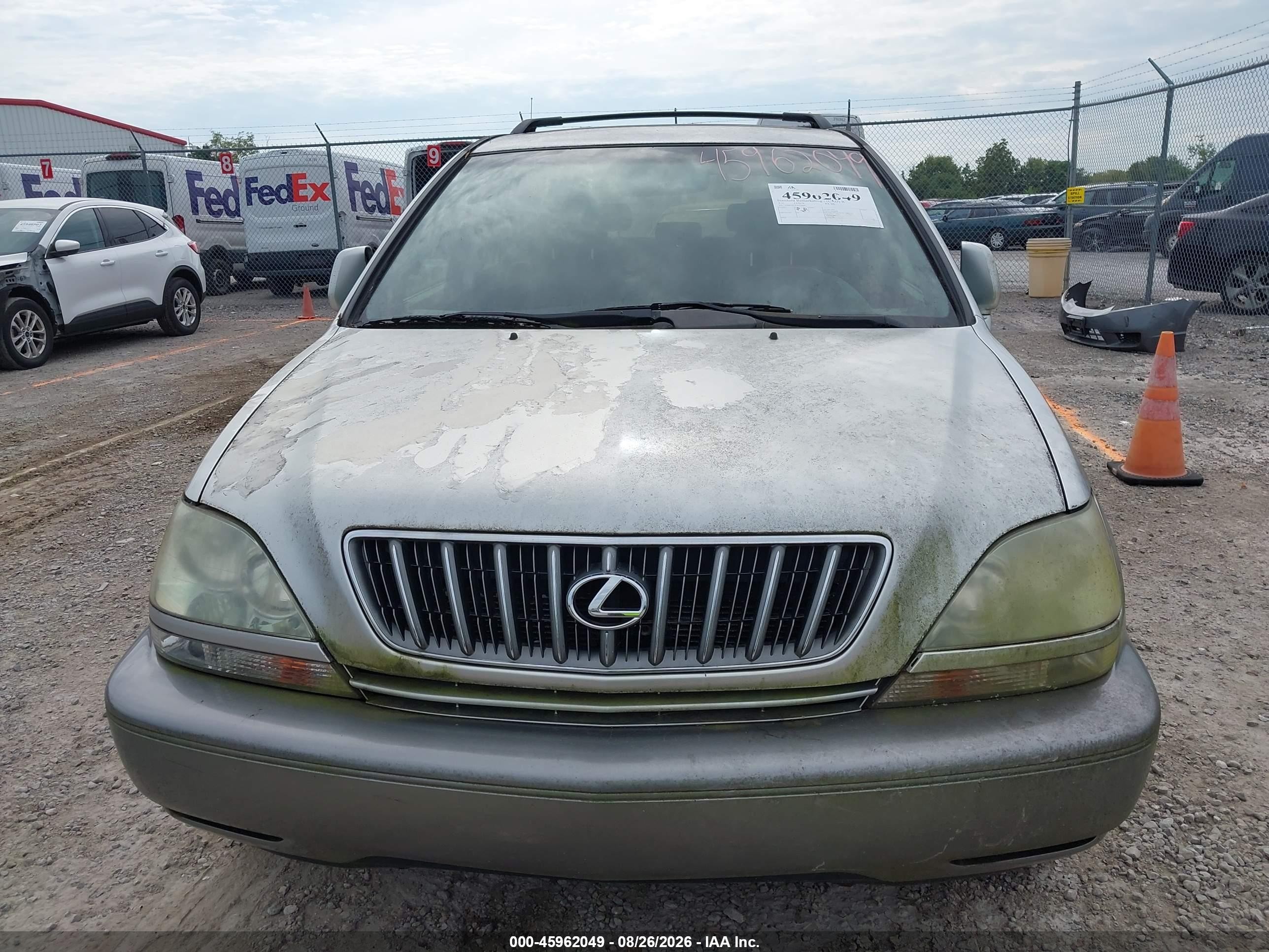 2001 Lexus Rx 300 Silver vin: JTJHF10UX10210906