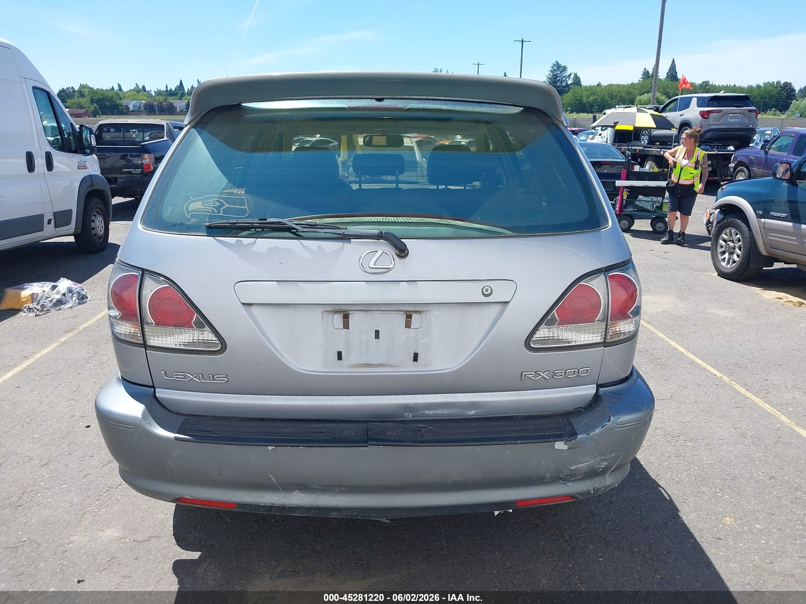 2001 Lexus Rx 300   Silver vin: JTJHF10UX10231724