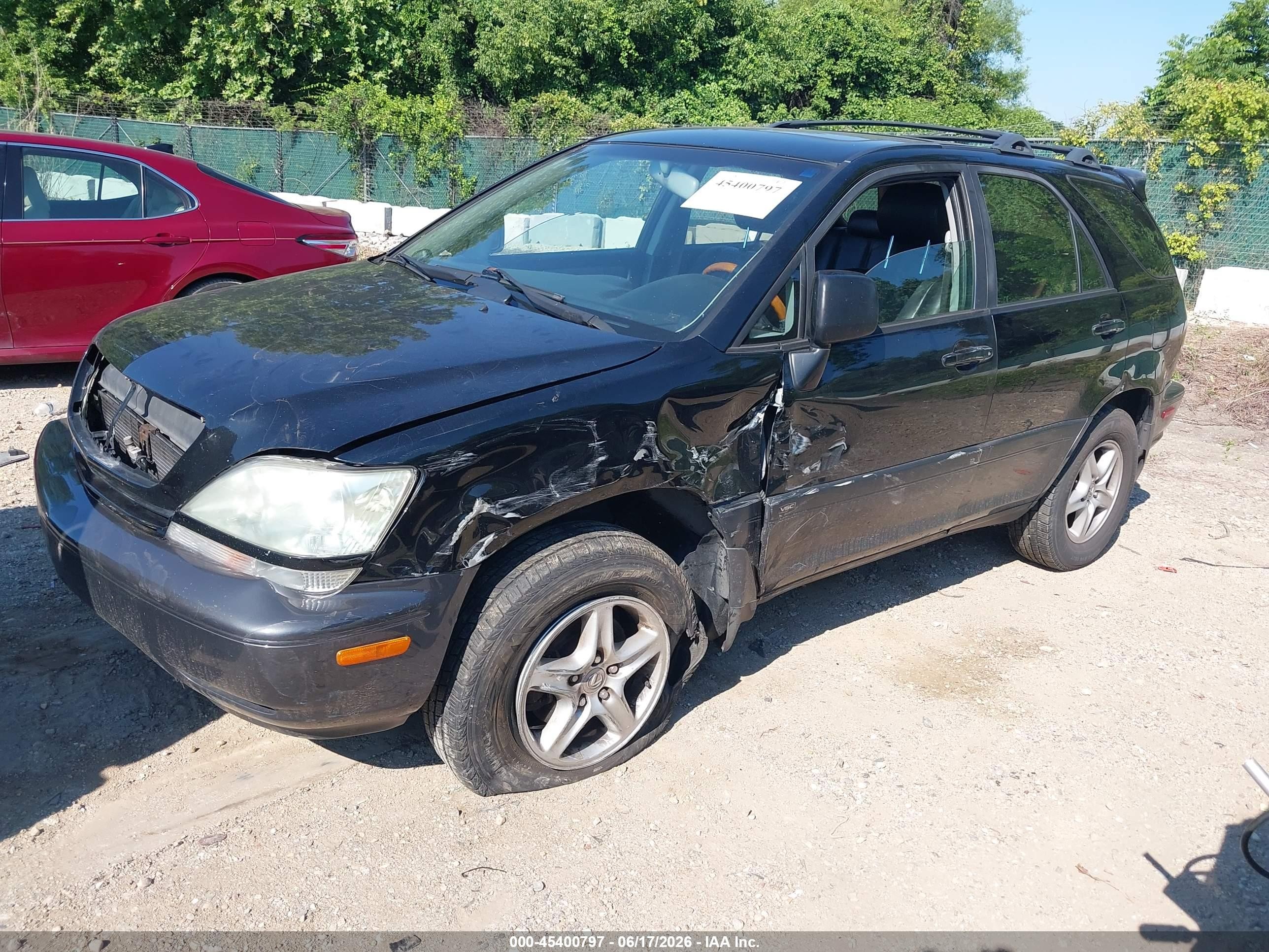 2002 Lexus Rx 300   Black vin: JTJHF10UX20236083