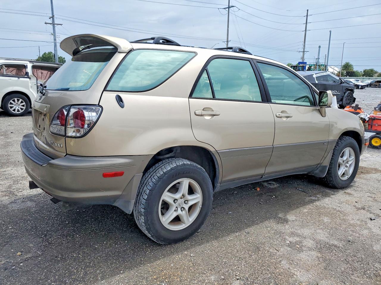 2002 Lexus Rx 300 Beige vin: JTJHF10UX20268466