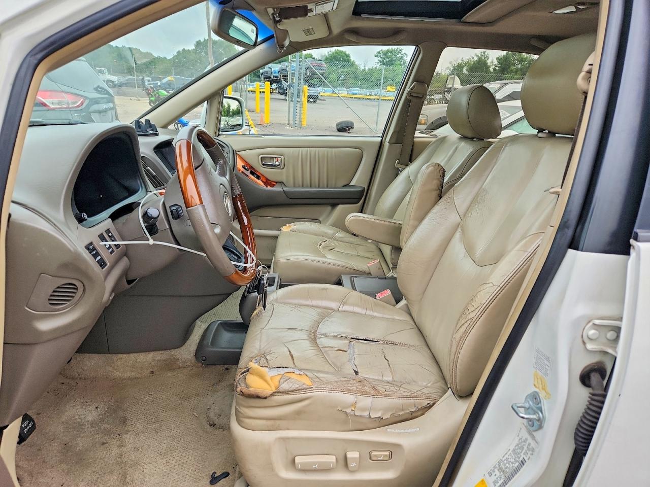 2002 Lexus Rx 300 White vin: JTJHF10UX20285073