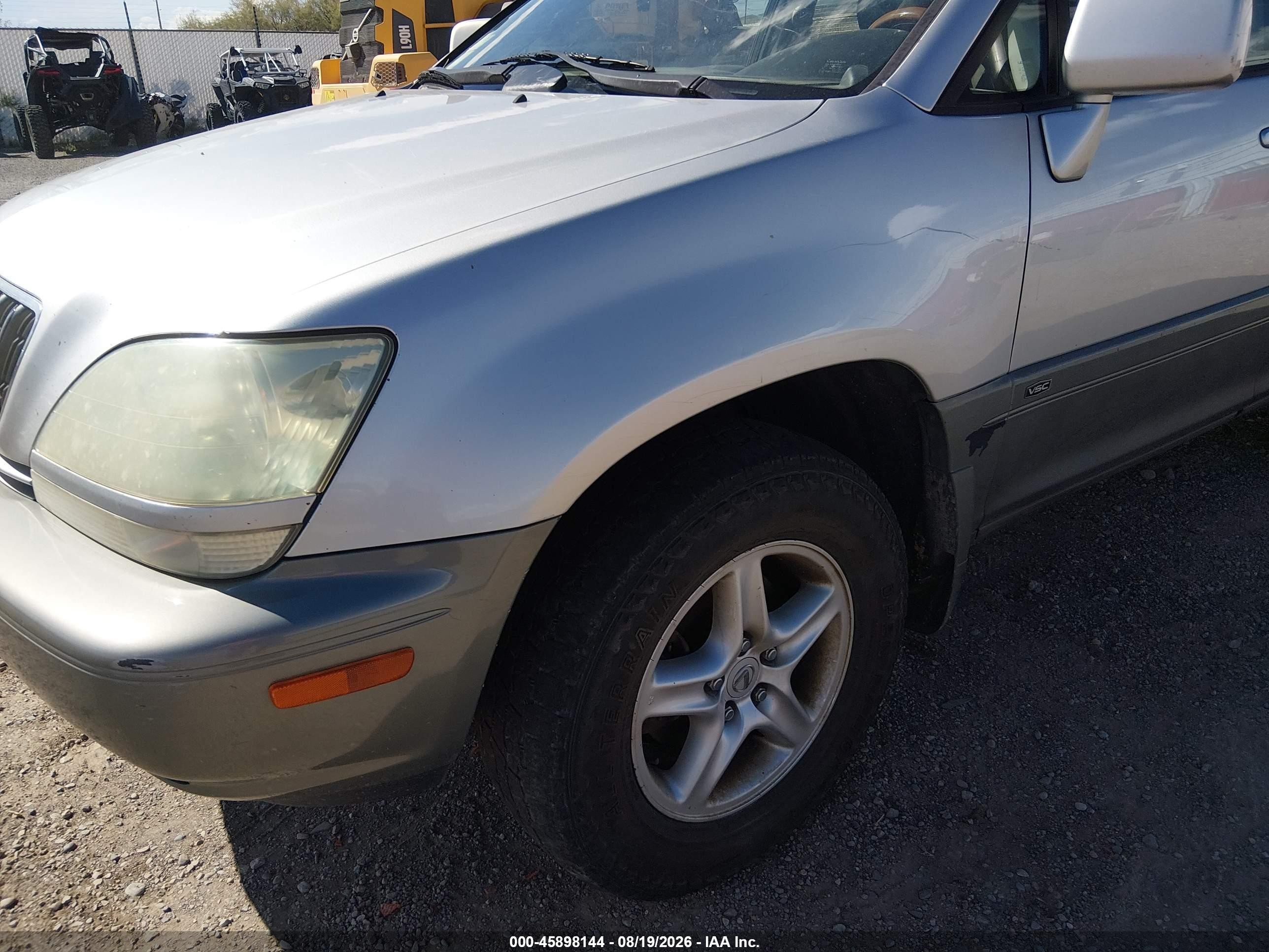 2003 Lexus Rx 300   Silver vin: JTJHF10UX30295443