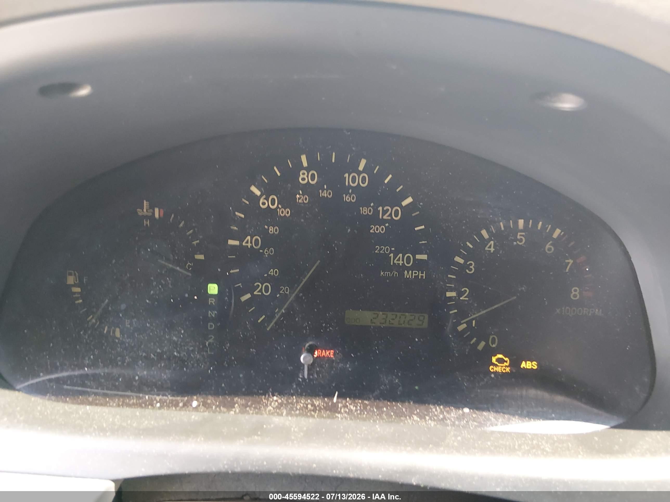 2003 Lexus Rx 300   Gold vin: JTJHF10UX30308787