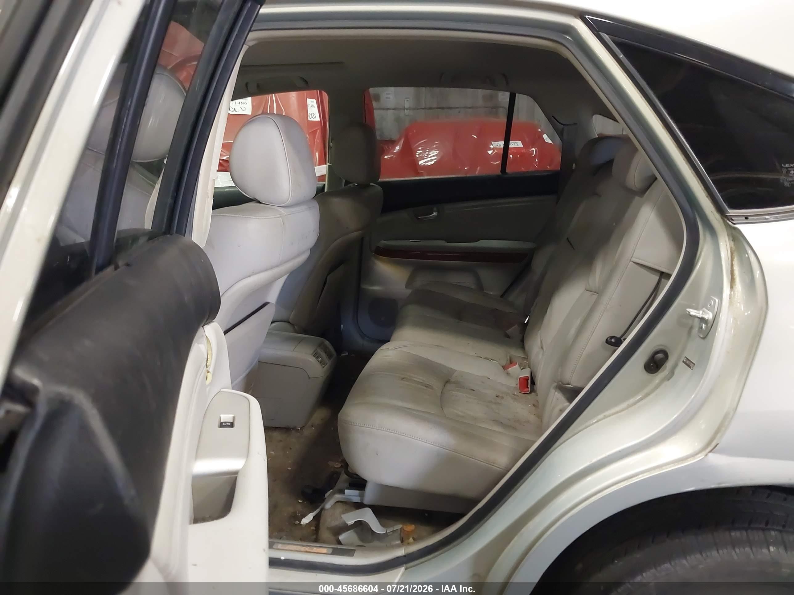 2007 Lexus Rx 350   Silver vin: JTJHK31U172003274
