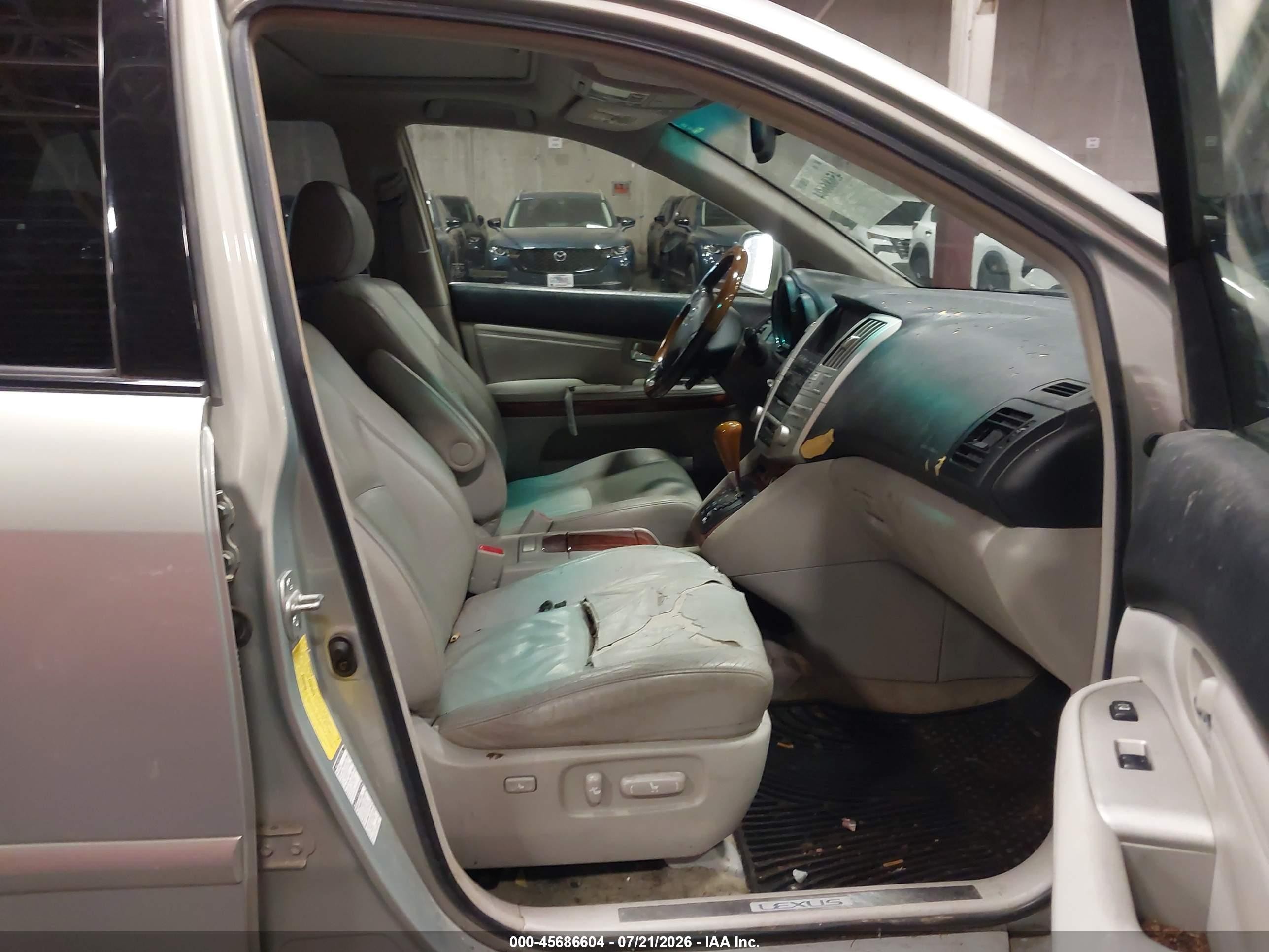 2007 Lexus Rx 350   Silver vin: JTJHK31U172003274