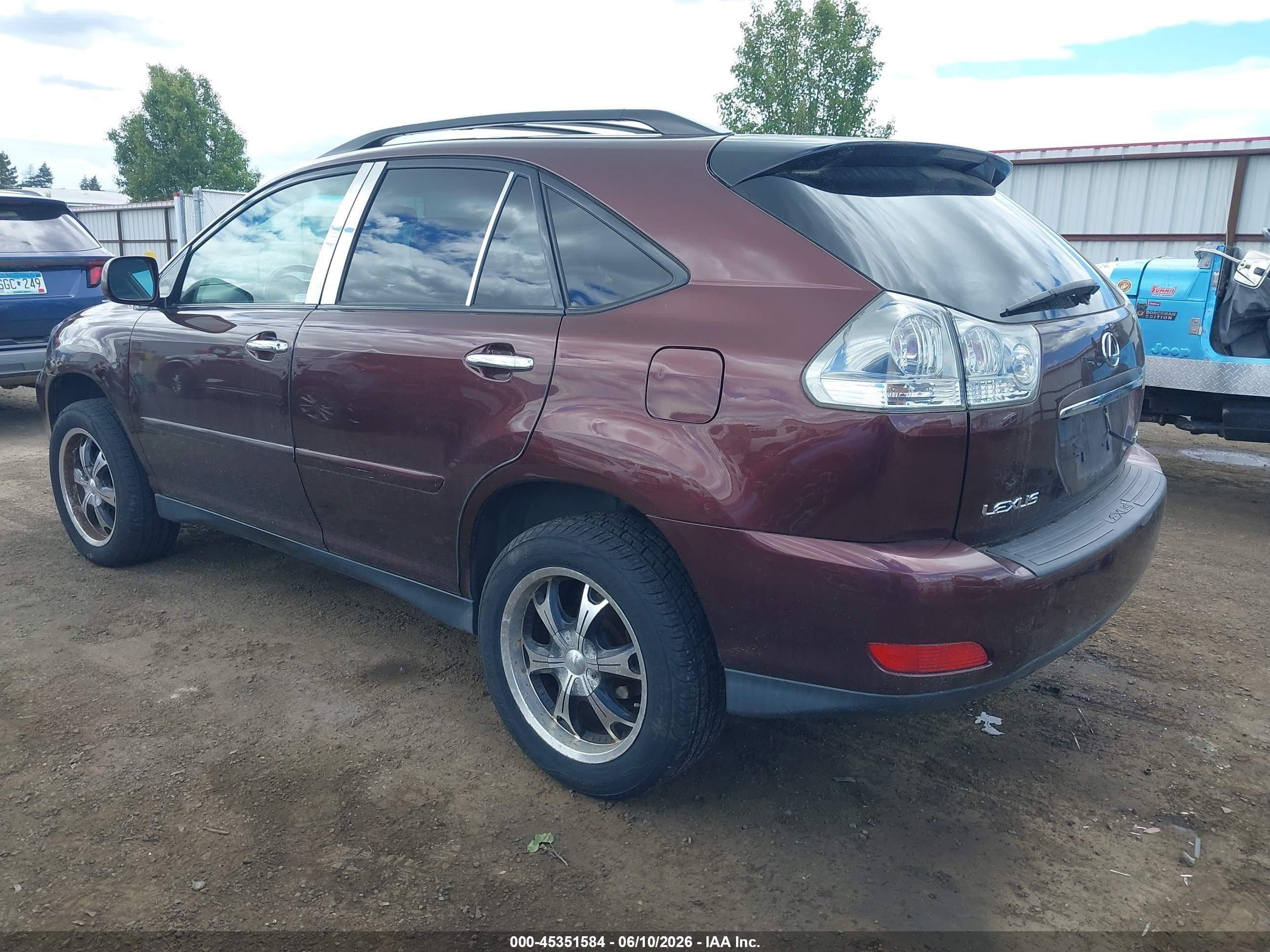 2008 Lexus Rx 350   Brown vin: JTJHK31U282039699