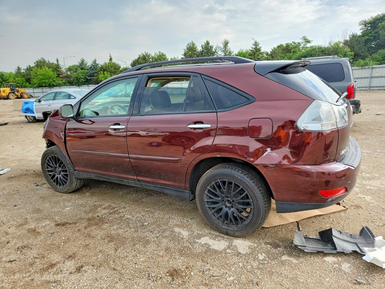 2009 Lexus Rx 350 Red vin: JTJHK31U492061902