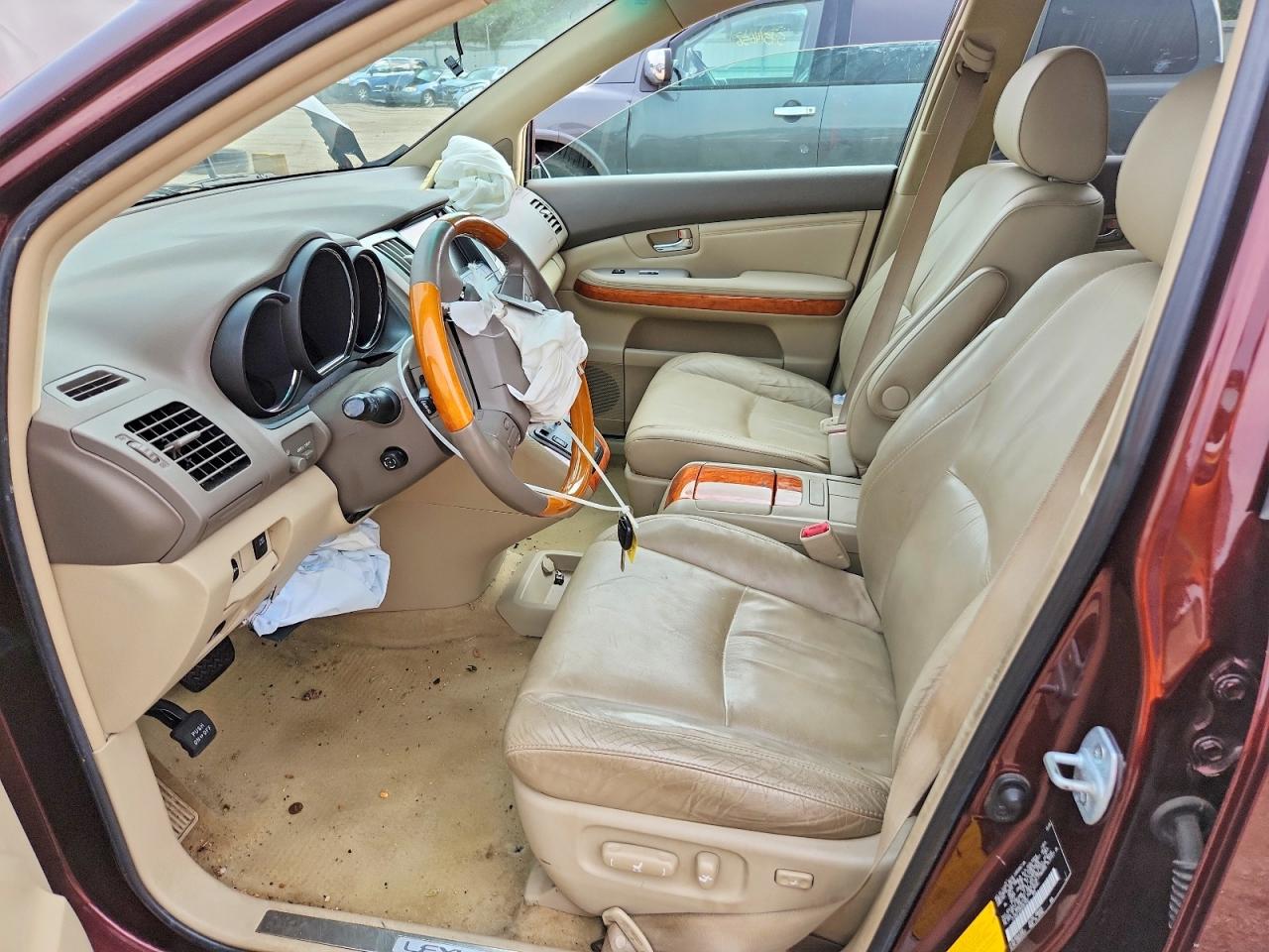 2009 Lexus Rx 350 Red vin: JTJHK31U492061902