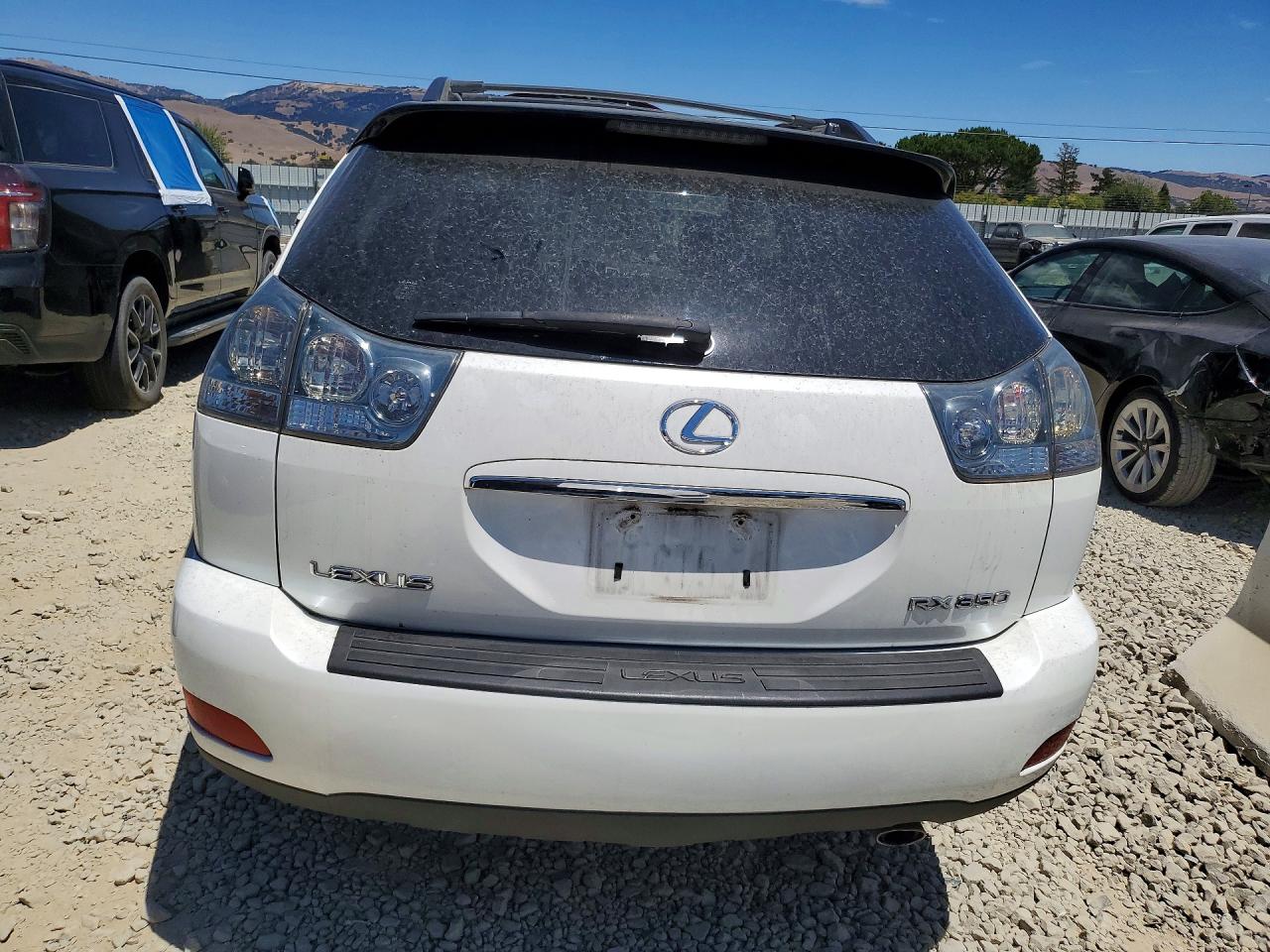 2007 Lexus Rx 350 White vin: JTJHK31U572006341