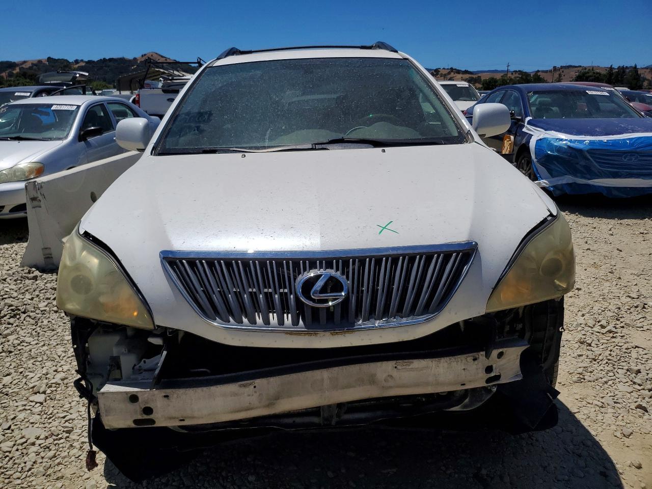 2007 Lexus Rx 350 White vin: JTJHK31U572006341