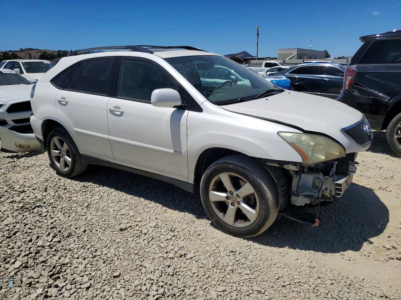 2007 Lexus Rx 350 White vin: JTJHK31U572006341