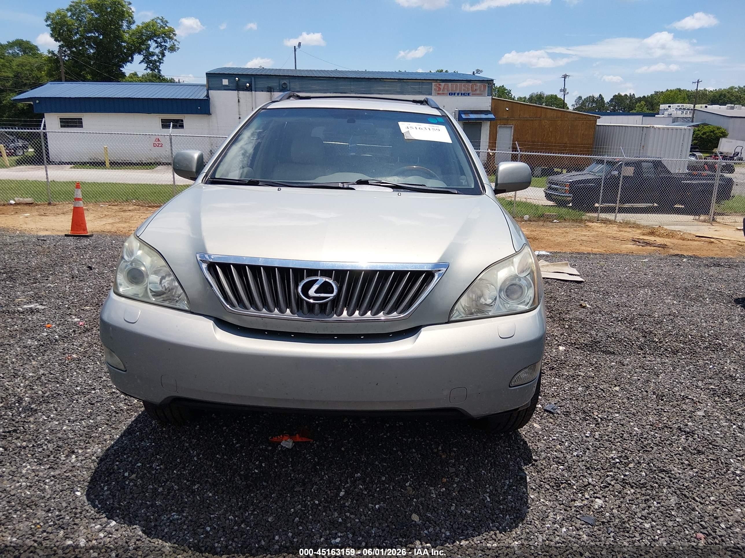 2008 Lexus Rx 350   Silver vin: JTJHK31U682050902