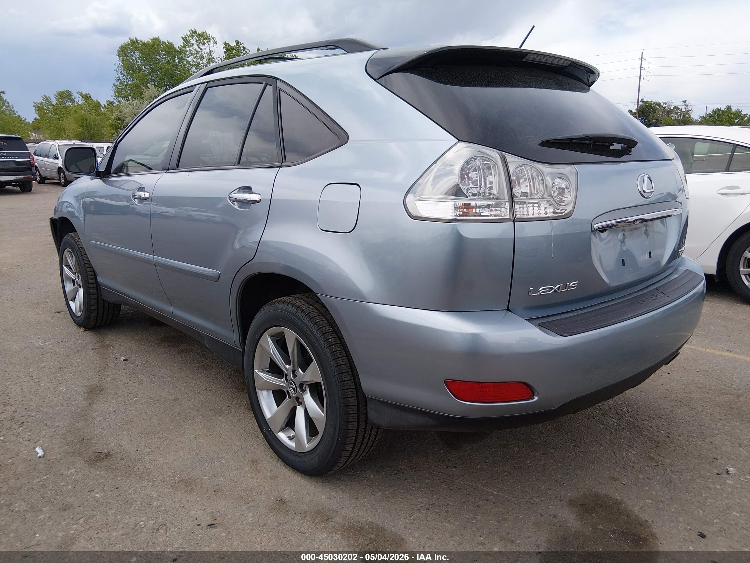 2008 Lexus Rx 350   Синий vin: JTJHK31U782048348
