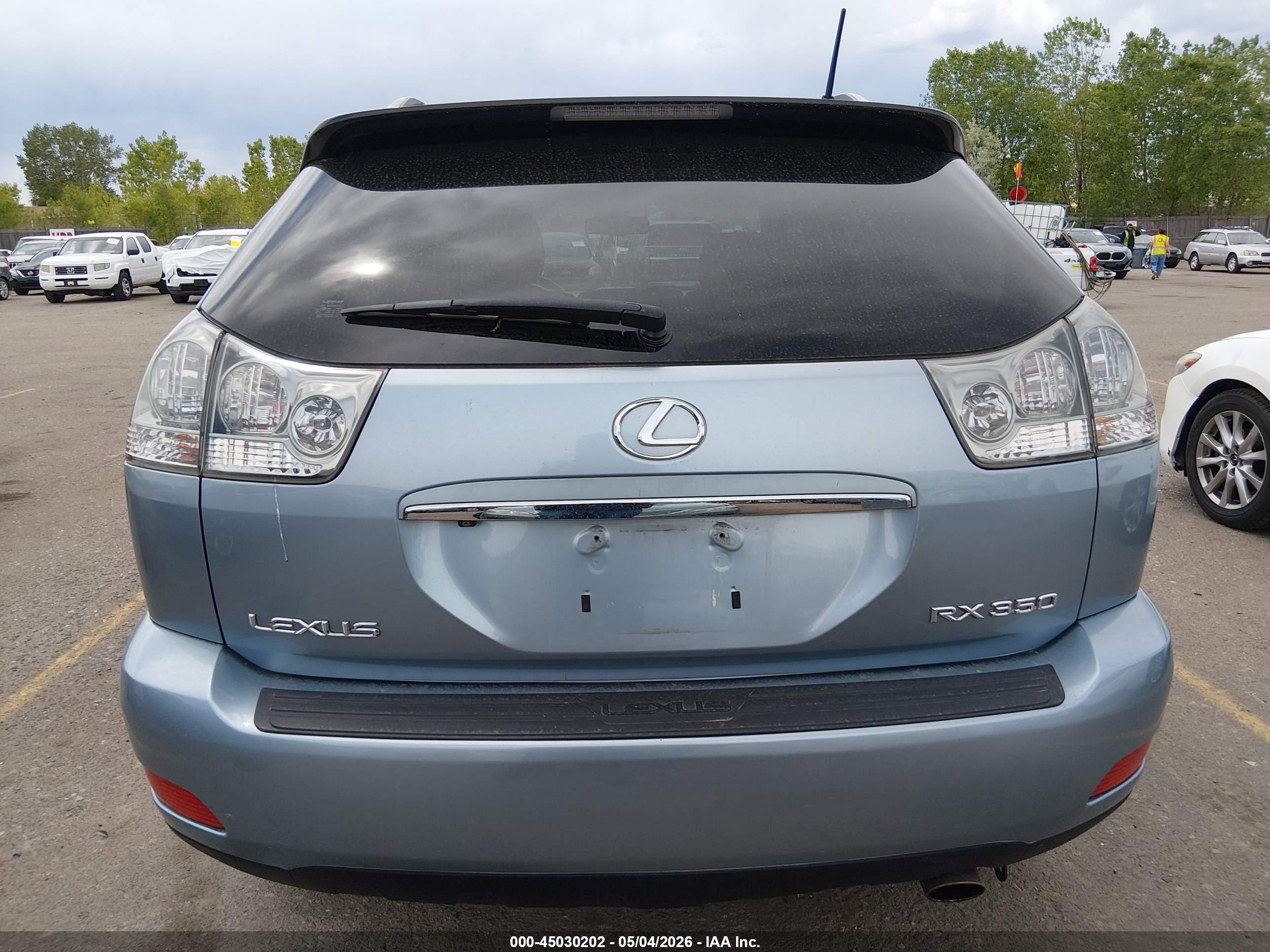 2008 Lexus Rx 350   Синий vin: JTJHK31U782048348
