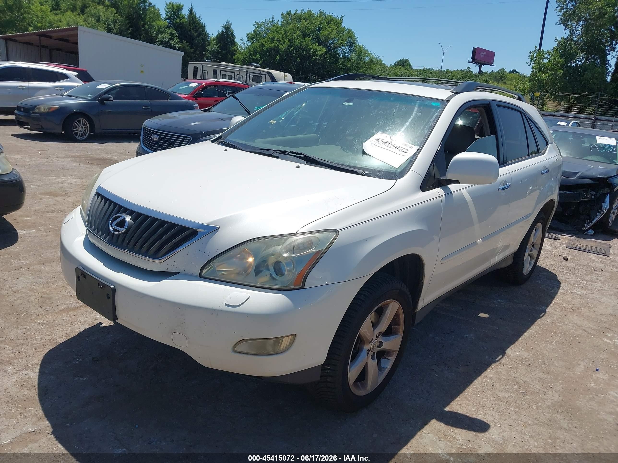 2008 Lexus Rx 350   Белый vin: JTJHK31U882853601