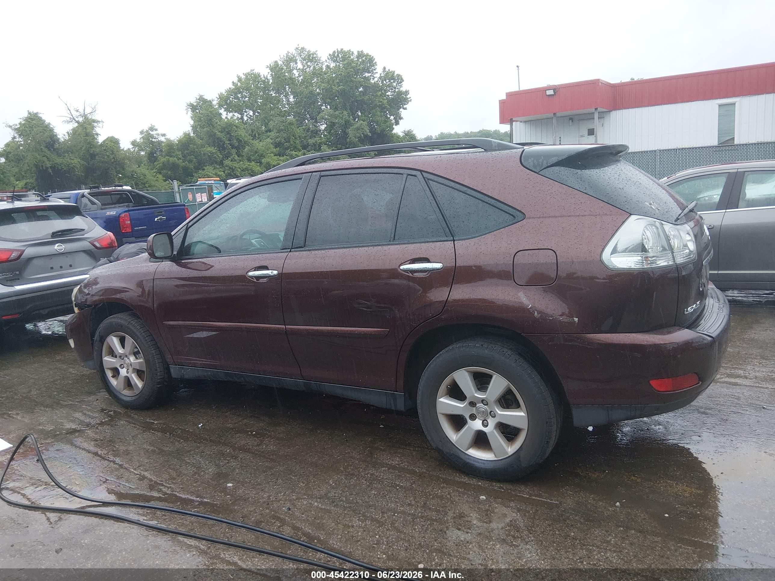 2009 Lexus Rx 350   Red vin: JTJHK31U892057366