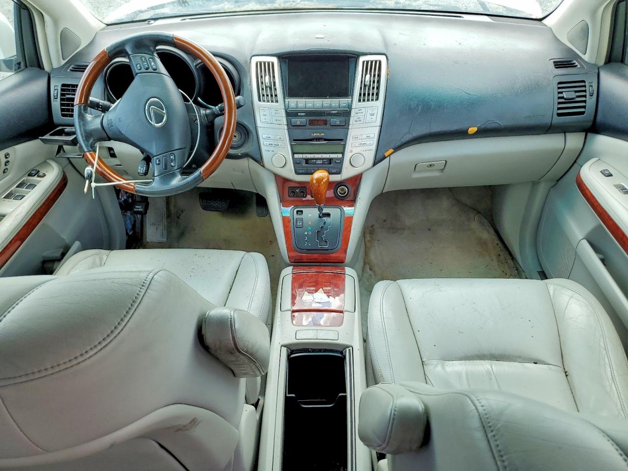2007 Lexus Rx 350 White vin: JTJHK31UX72008926