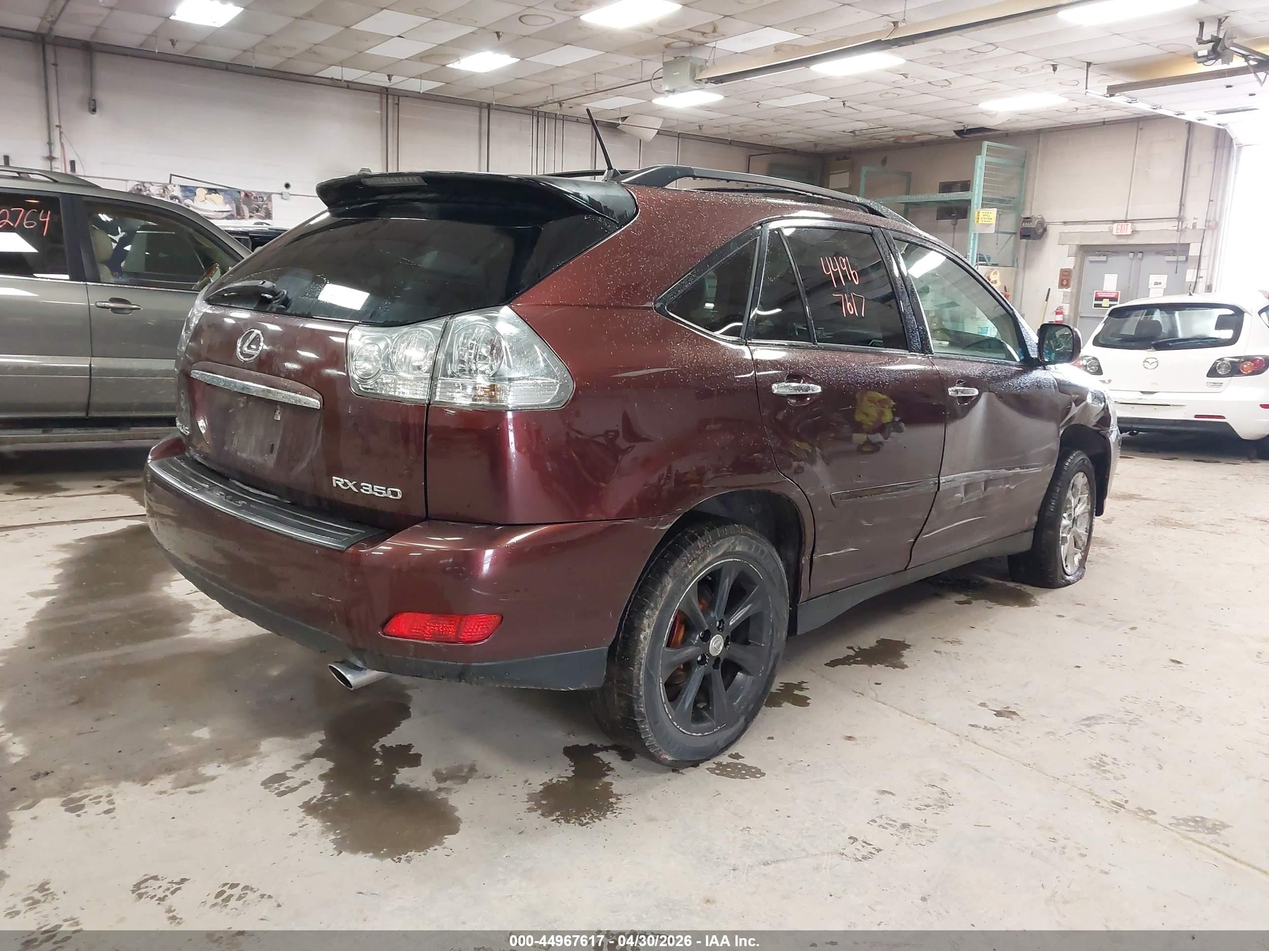 2008 Lexus Rx 350   Maroon vin: JTJHK31UX82852840