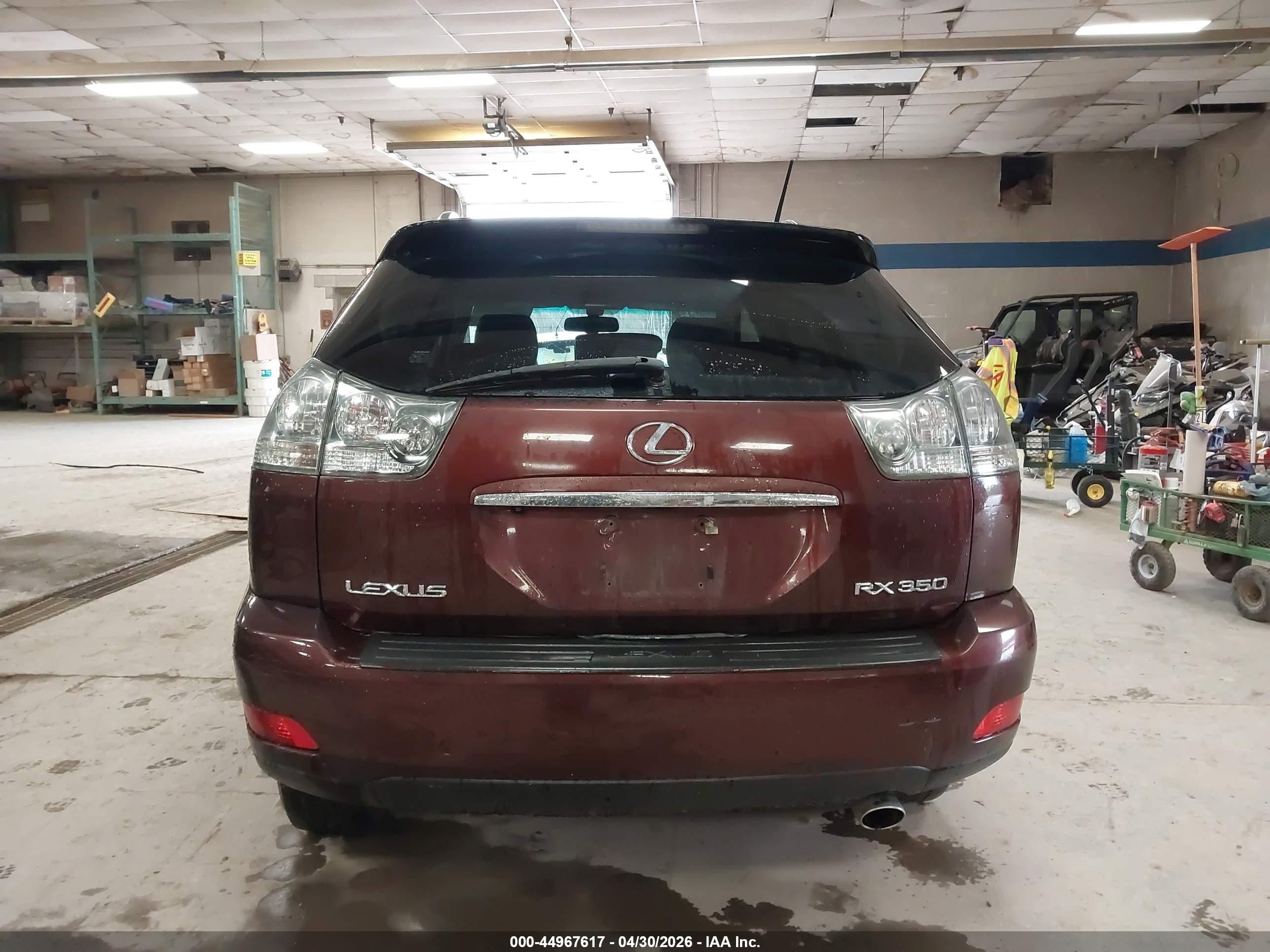 2008 Lexus Rx 350   Maroon vin: JTJHK31UX82852840