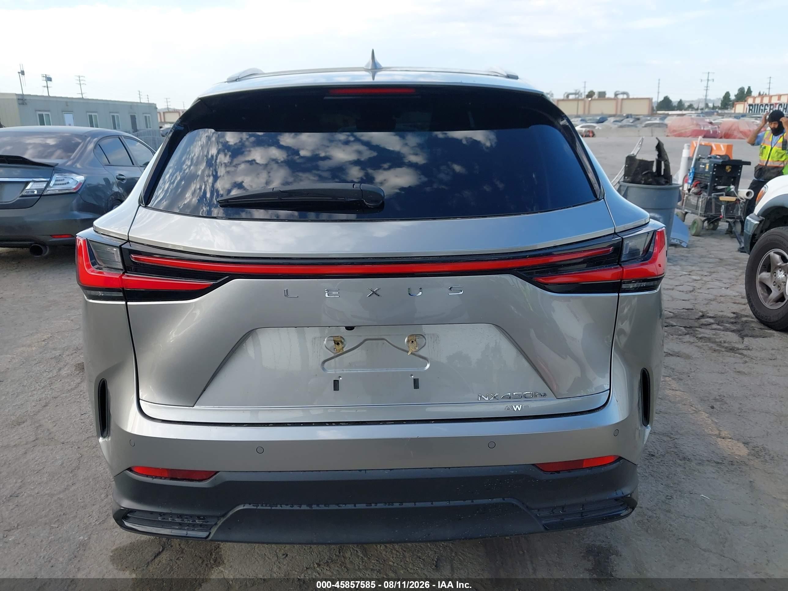 2025 Lexus Nx 450h+ Luxury Silver vin: JTJHKCFZ0S2043598