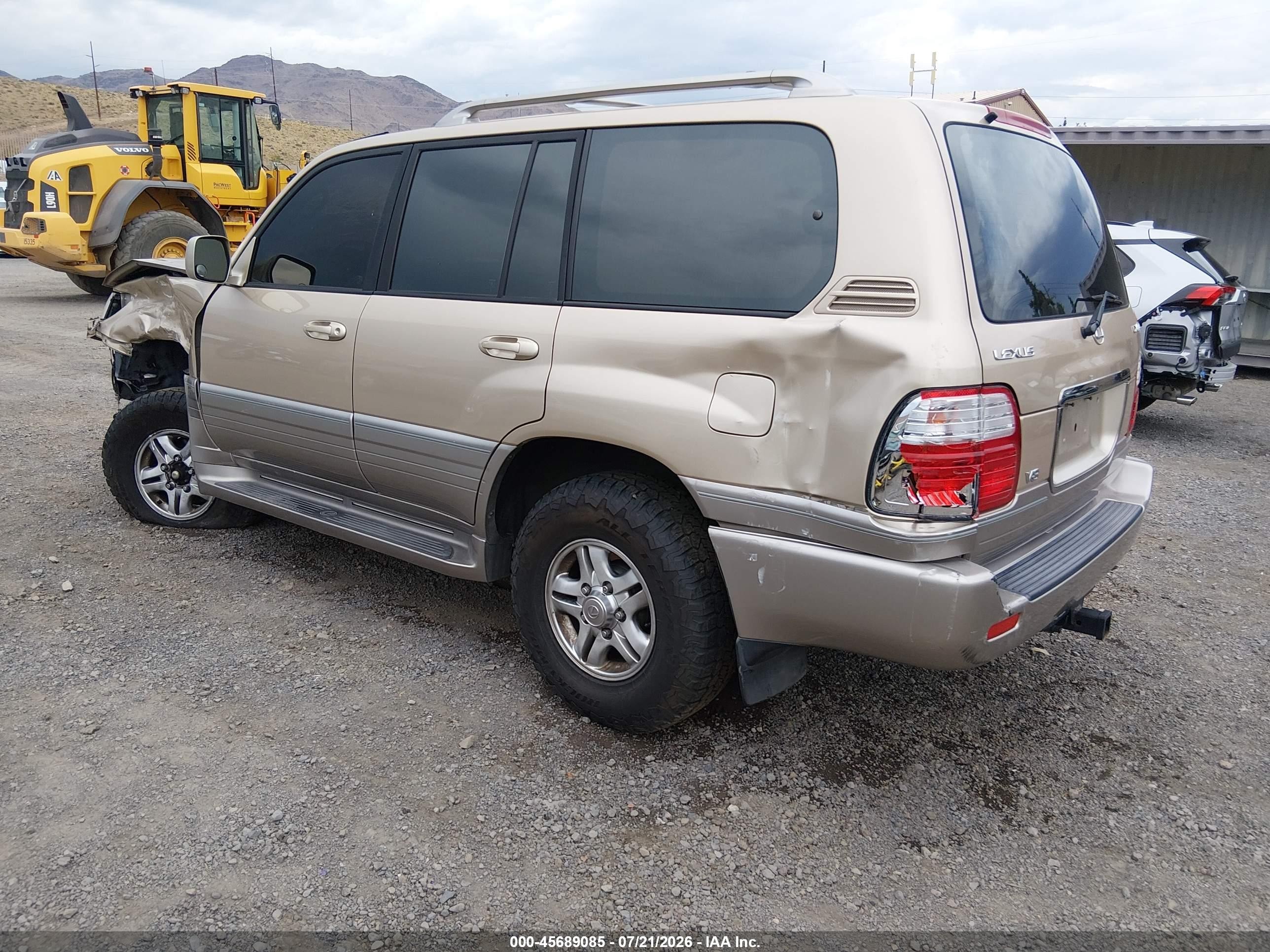2001 Lexus Lx 470   Brown vin: JTJHT00W013507332