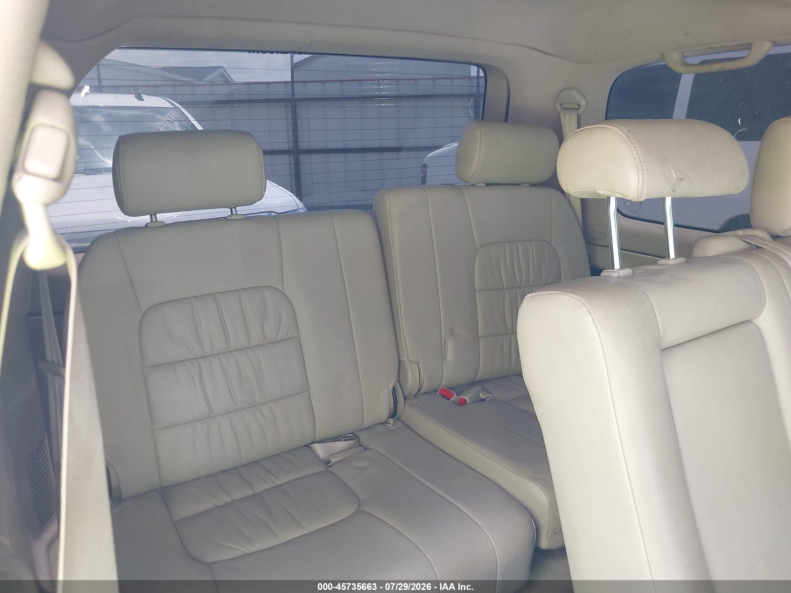 2004 Lexus Lx 470   Белый vin: JTJHT00W043542554