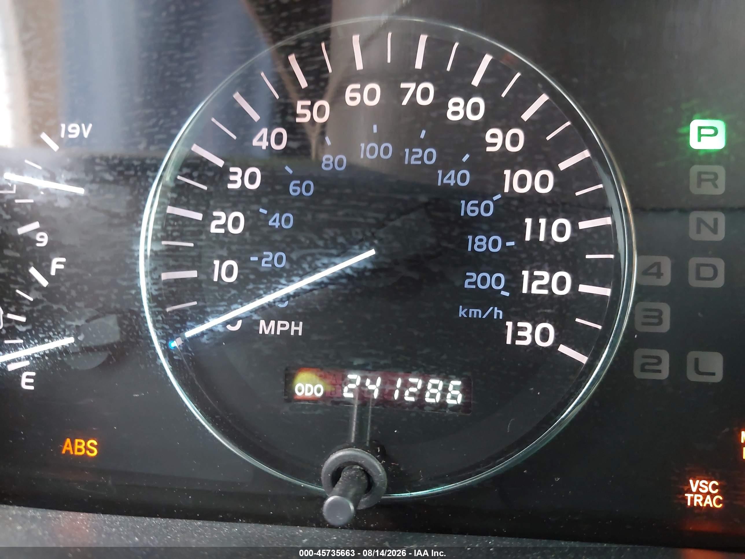 2004 Lexus Lx 470   Белый vin: JTJHT00W043542554