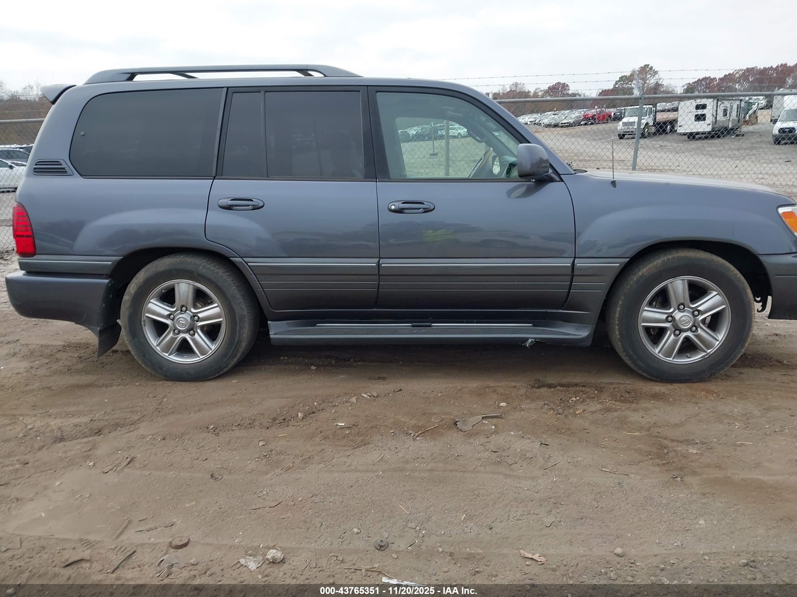 2006 Lexus Lx 470   Gray vin: JTJHT00W064018771