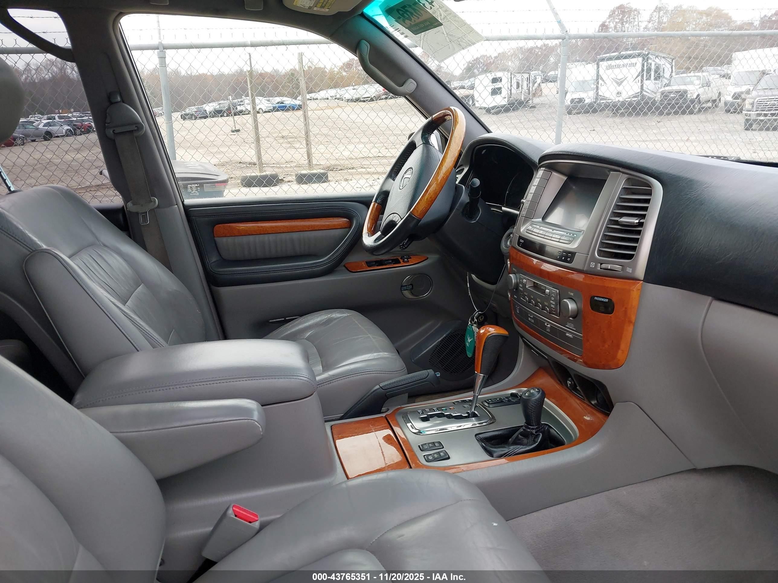 2006 Lexus Lx 470   Gray vin: JTJHT00W064018771