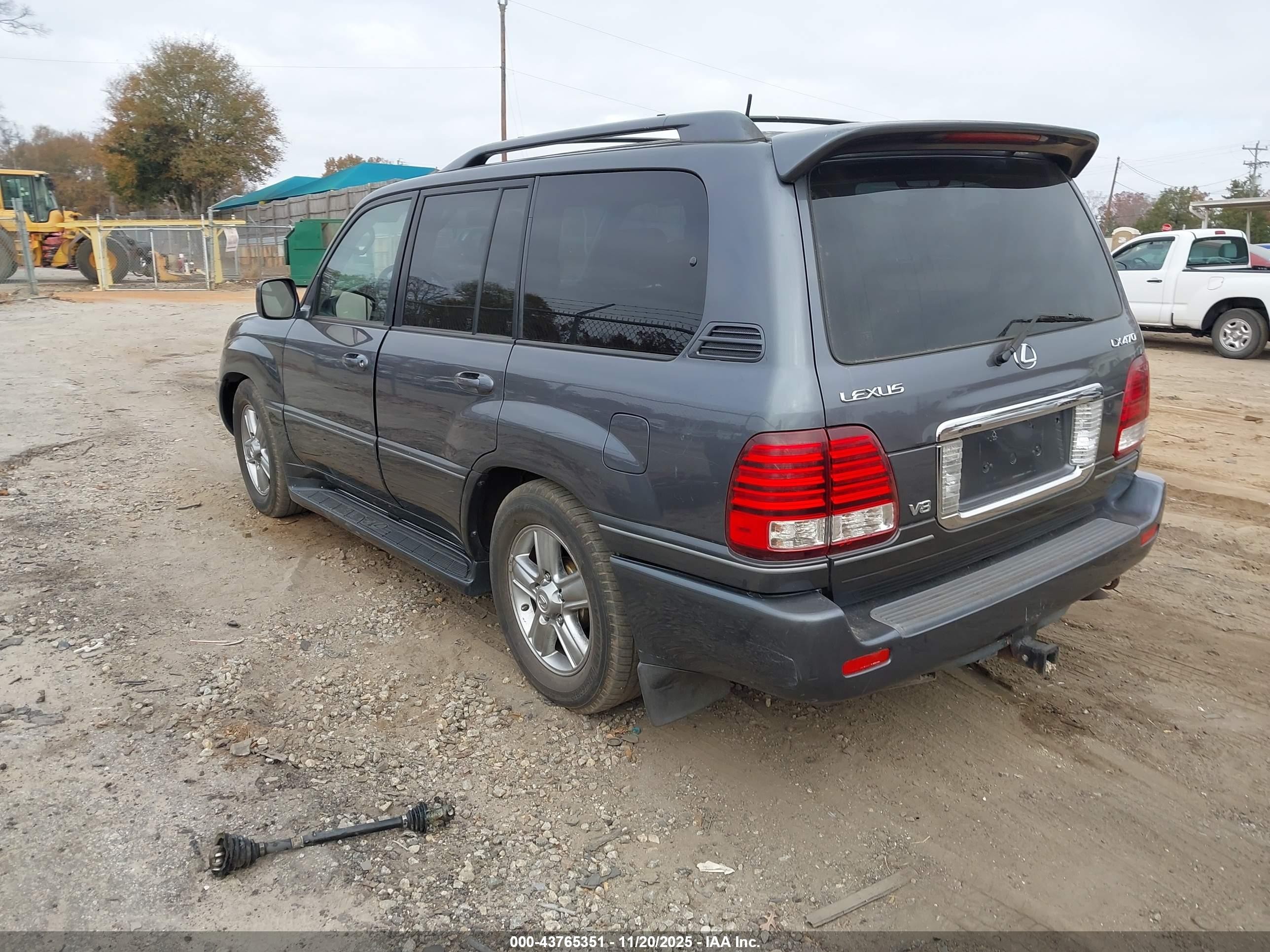 2006 Lexus Lx 470   Gray vin: JTJHT00W064018771