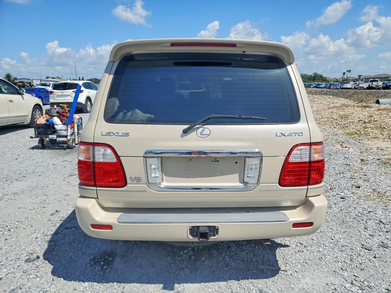 2003 Lexus Lx 470 Cream vin: JTJHT00W133528662
