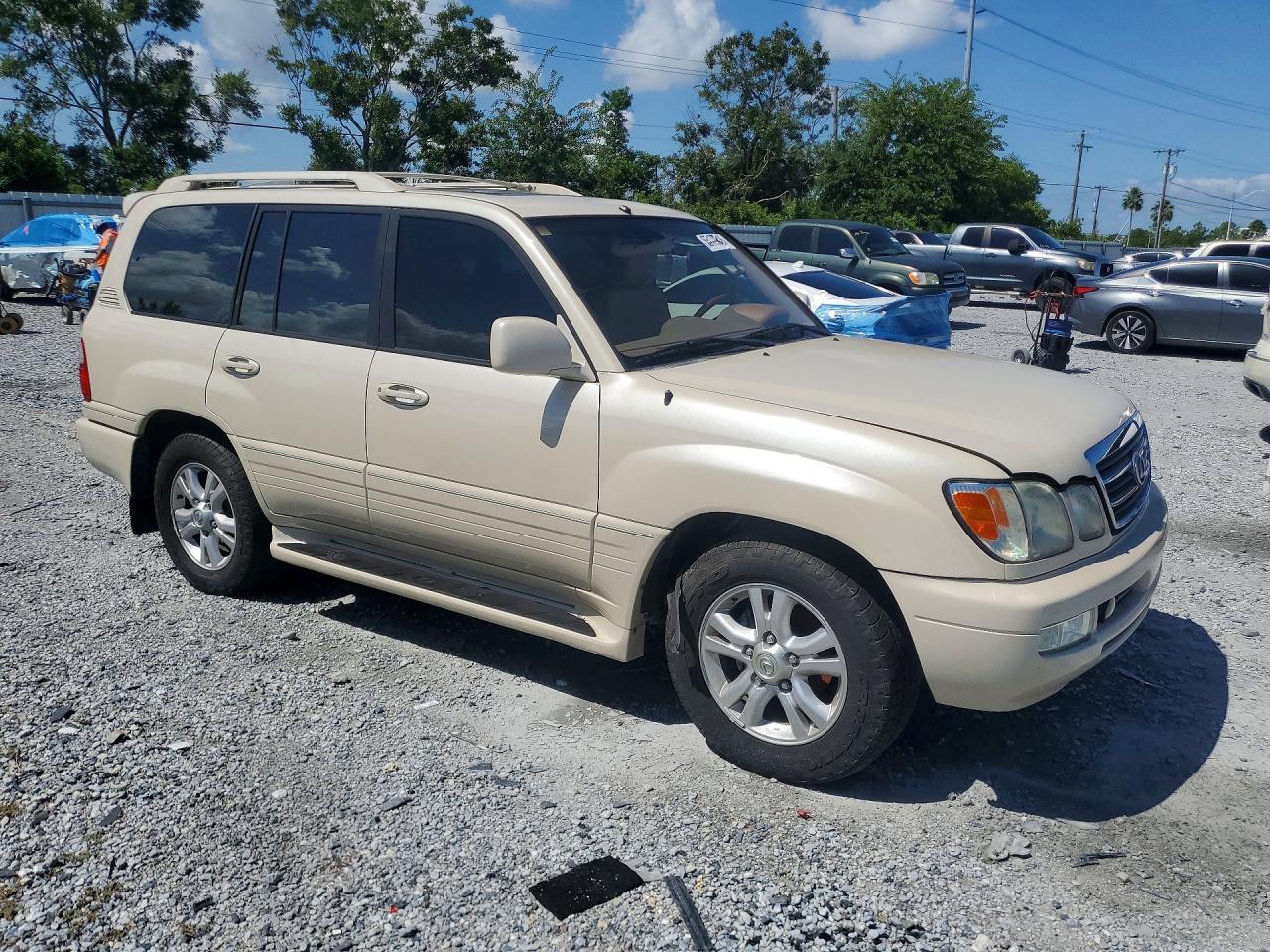 2003 Lexus Lx 470 Cream vin: JTJHT00W133528662