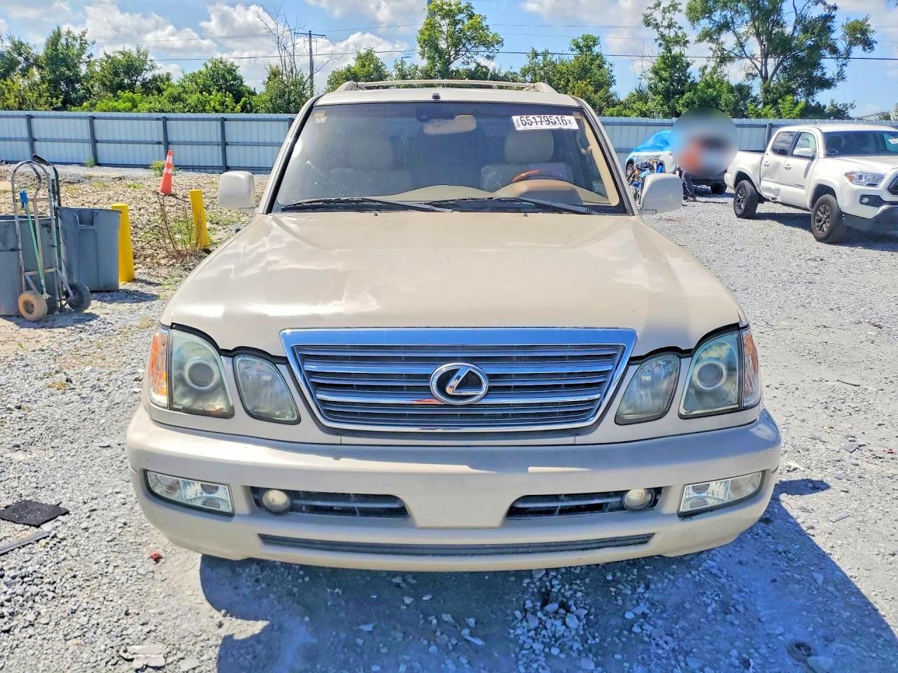 2003 Lexus Lx 470 Cream vin: JTJHT00W133528662