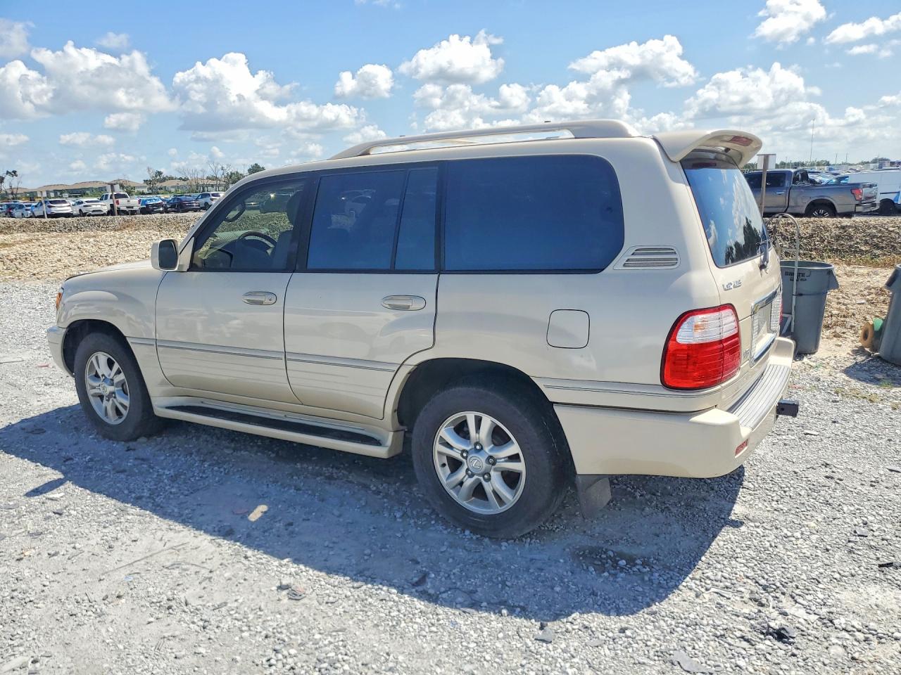 2003 Lexus Lx 470 Cream vin: JTJHT00W133528662