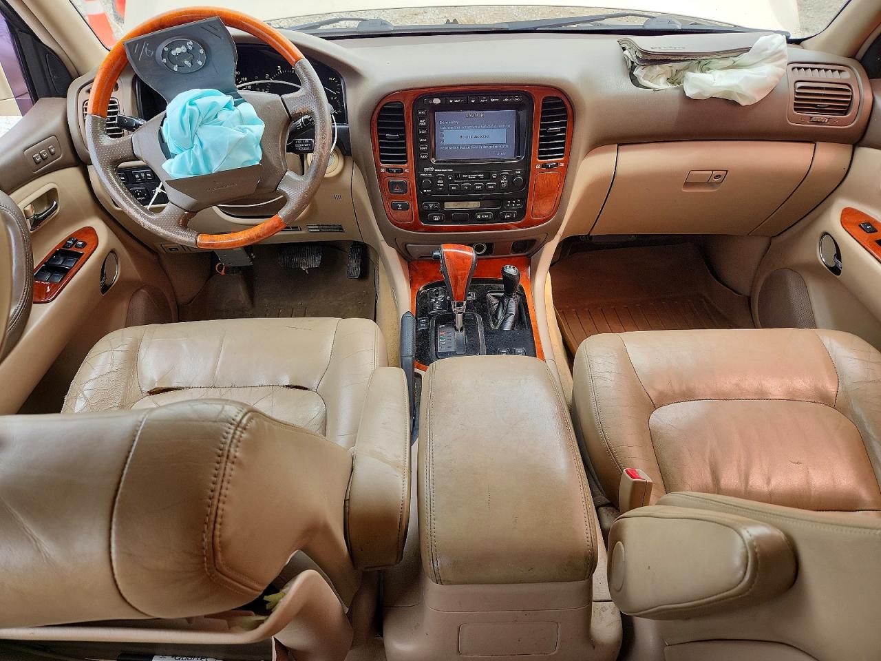 2002 Lexus Lx 470 Tan vin: JTJHT00W223523100