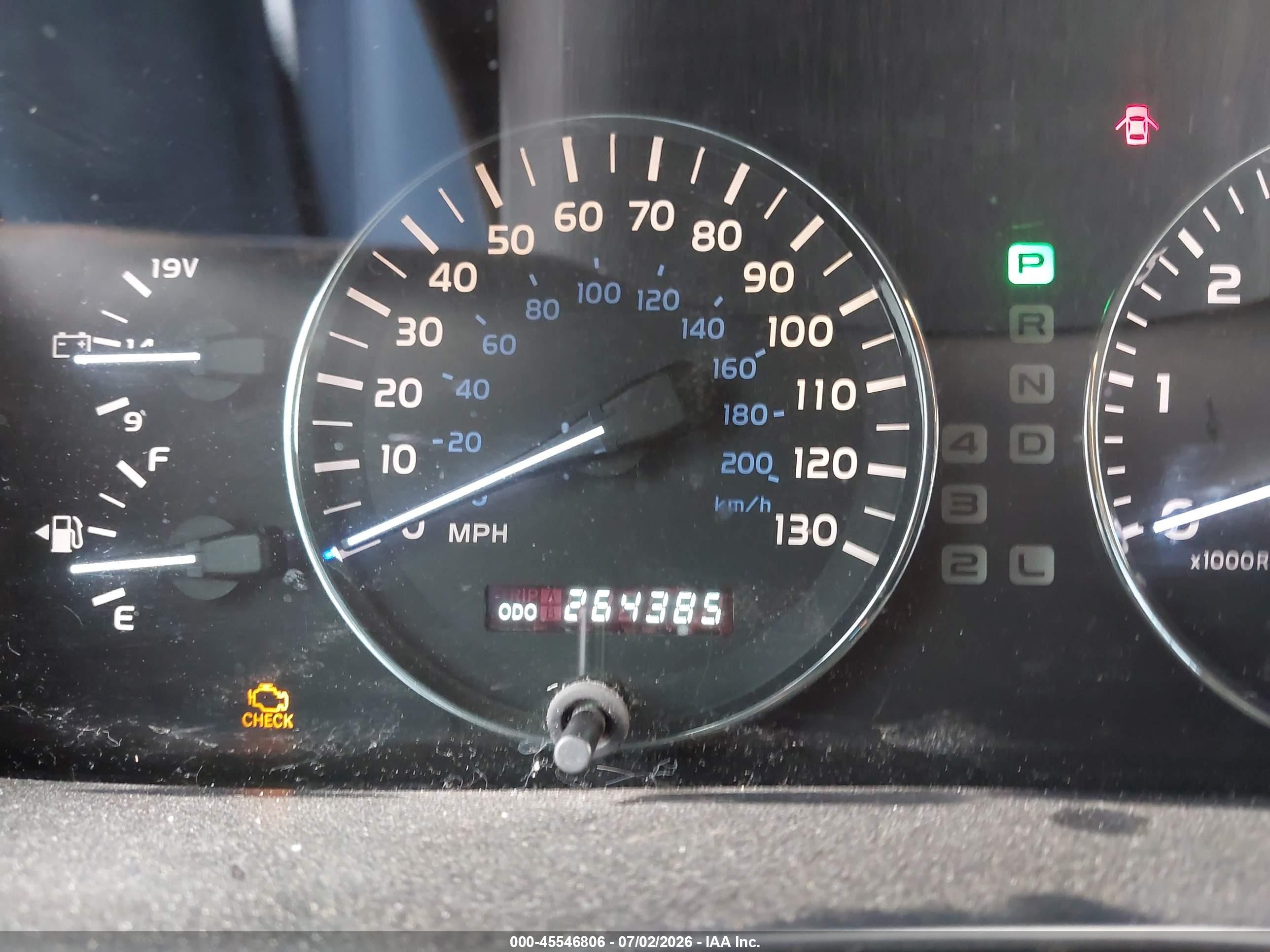 2003 Lexus Lx 470   Gray vin: JTJHT00W233531599