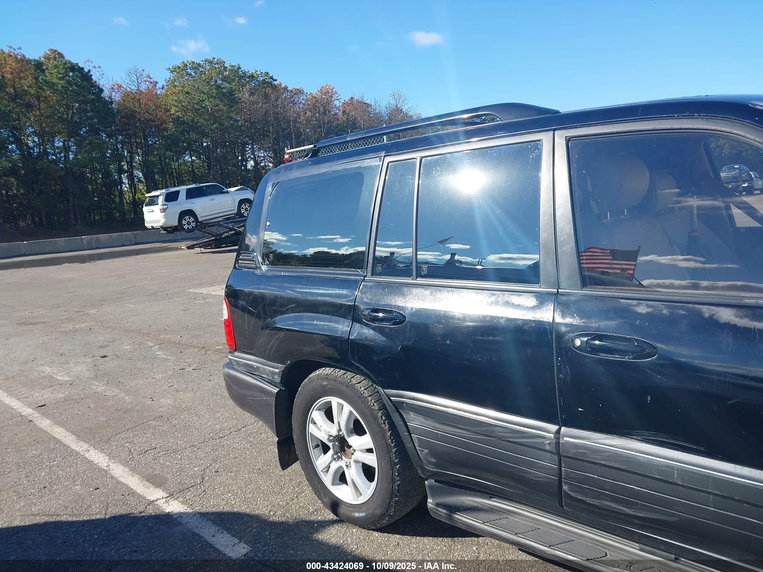 2003 Lexus Lx 470   Black vin: JTJHT00W233533272