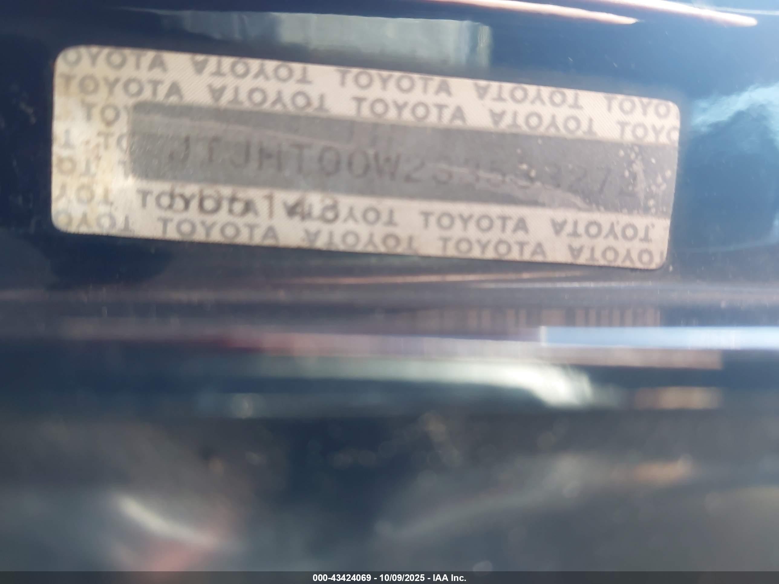 2003 Lexus Lx 470   Black vin: JTJHT00W233533272