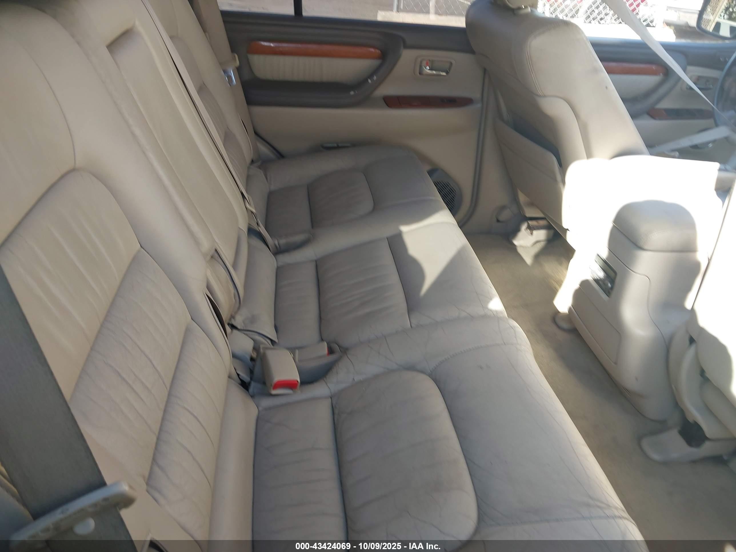 2003 Lexus Lx 470   Black vin: JTJHT00W233533272