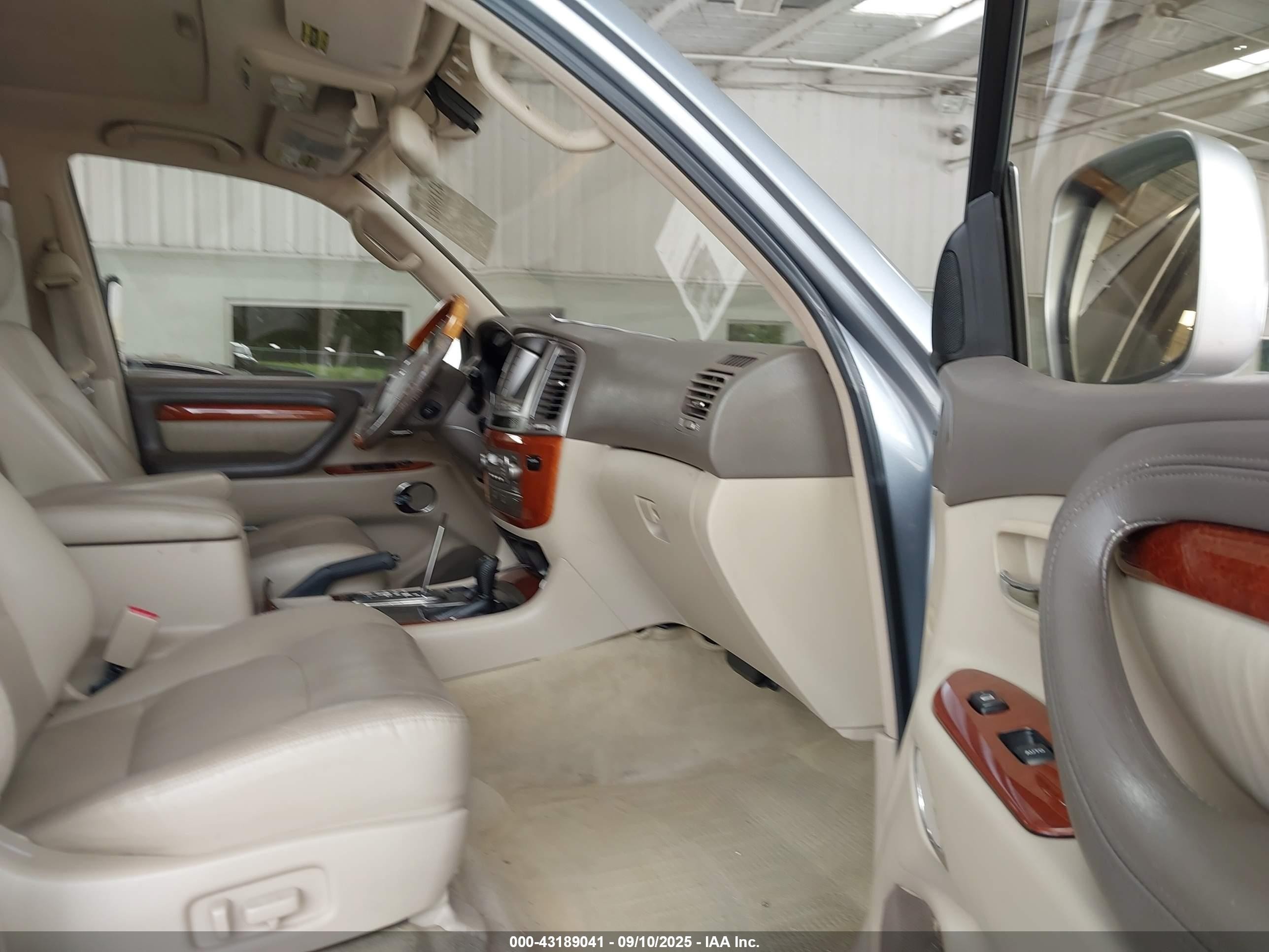 2003 Lexus Lx 470 Gray vin: JTJHT00W233534390