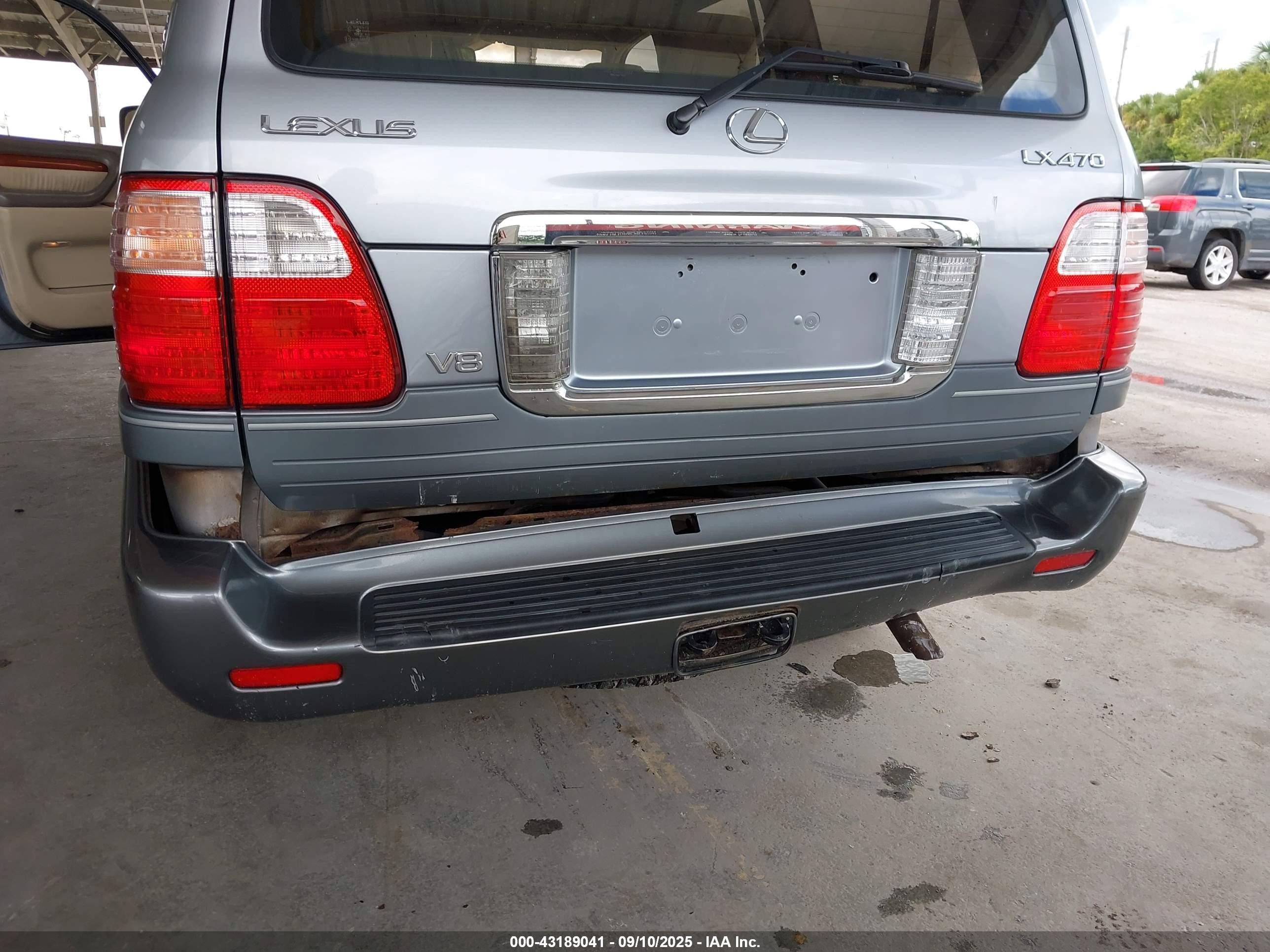 2003 Lexus Lx 470 Gray vin: JTJHT00W233534390