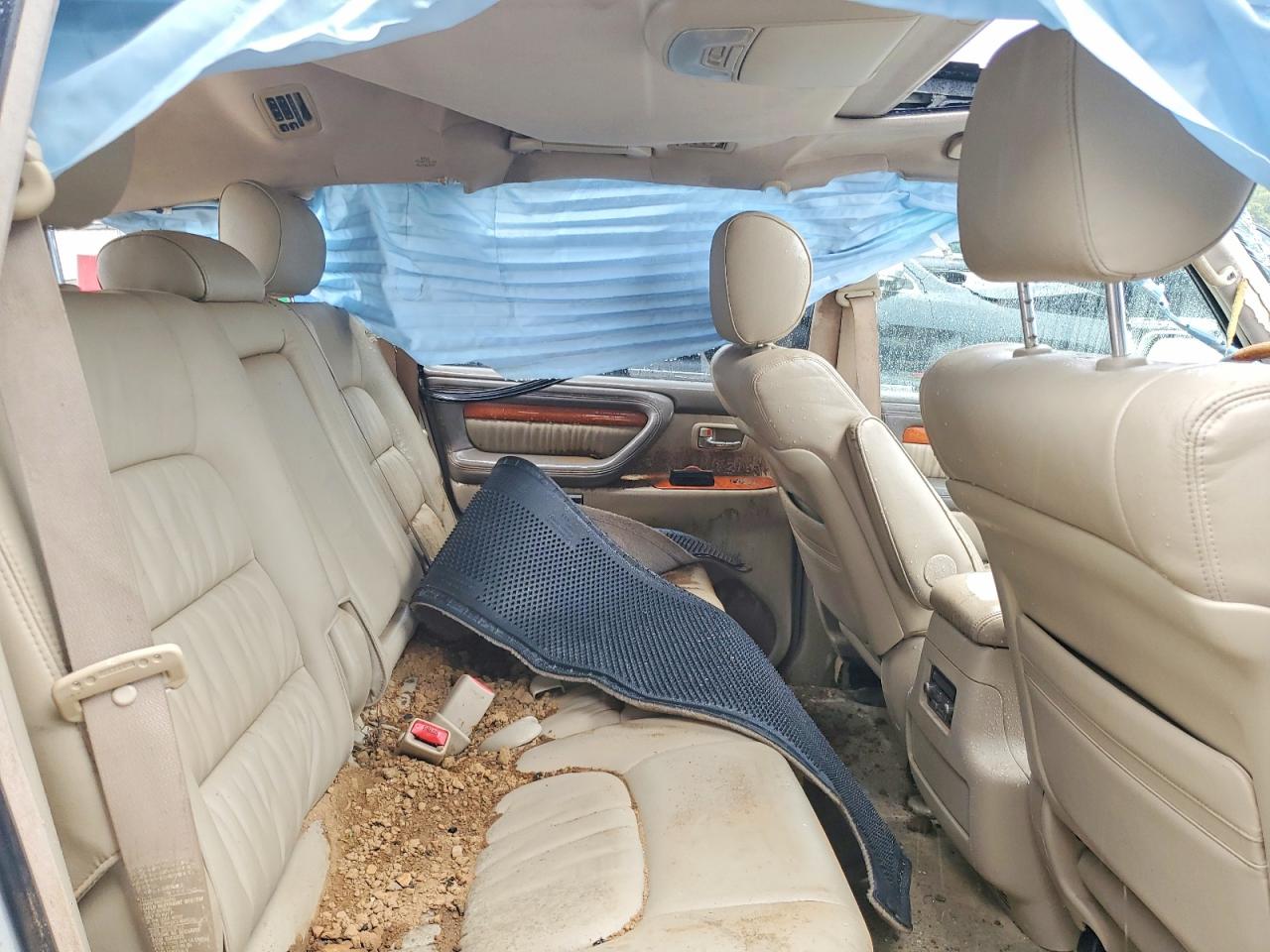 2004 Lexus Lx 470 White vin: JTJHT00W243545150