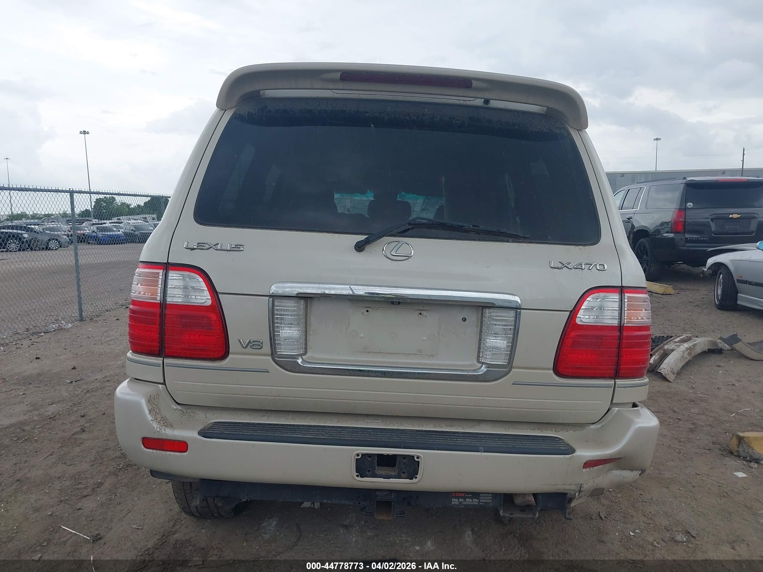 2005 Lexus Lx 470   Beige vin: JTJHT00W254000027