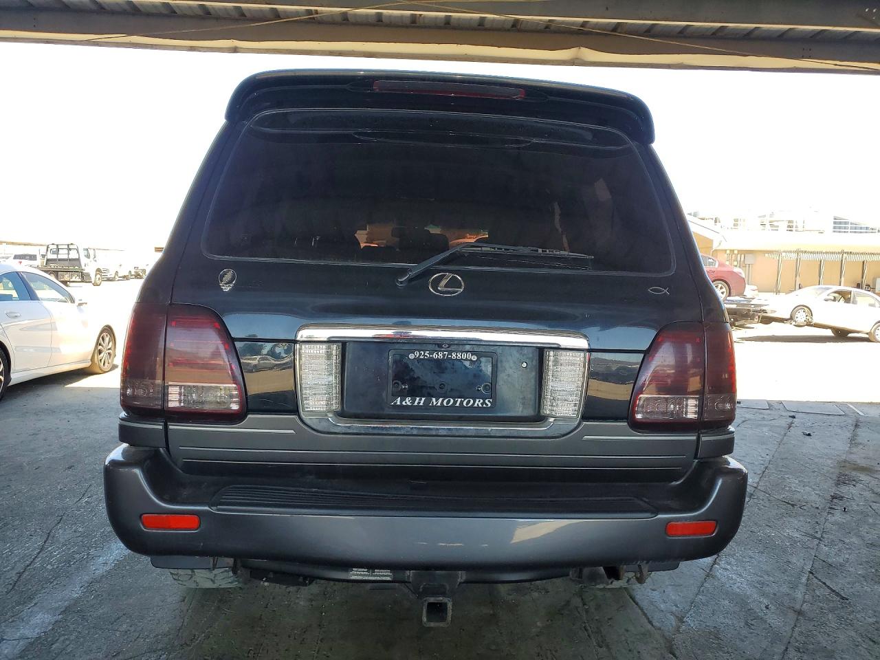 2006 Lexus Lx 470 Black vin: JTJHT00W264004516
