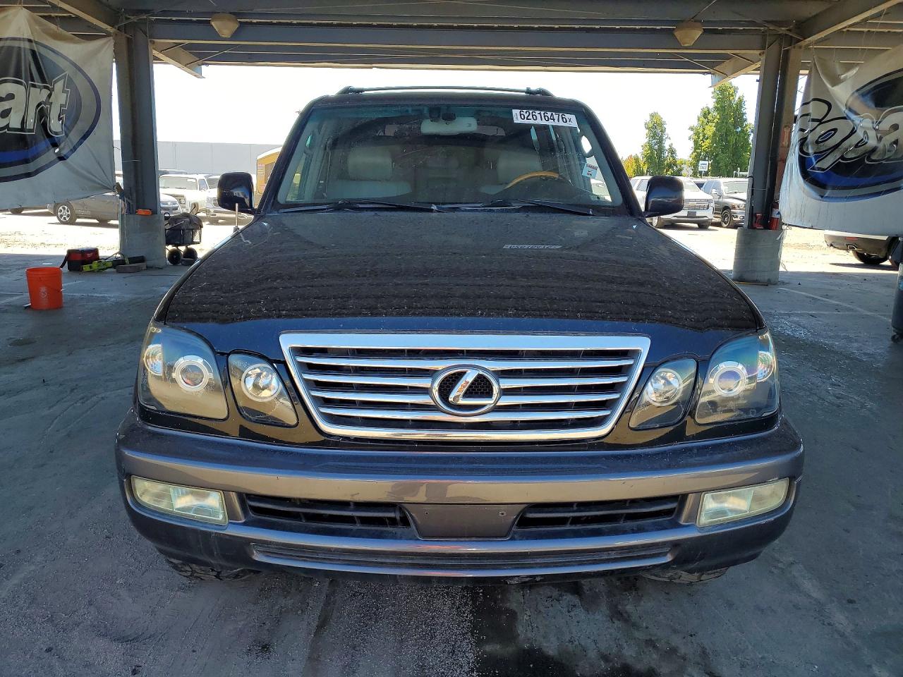 2006 Lexus Lx 470 Black vin: JTJHT00W264004516