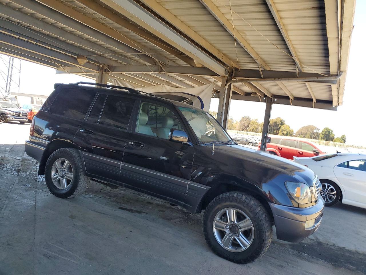 2006 Lexus Lx 470 Black vin: JTJHT00W264004516
