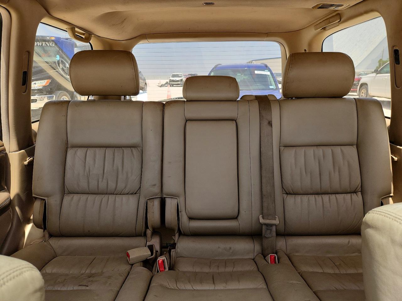 2001 Lexus Lx 470 White vin: JTJHT00W313502268