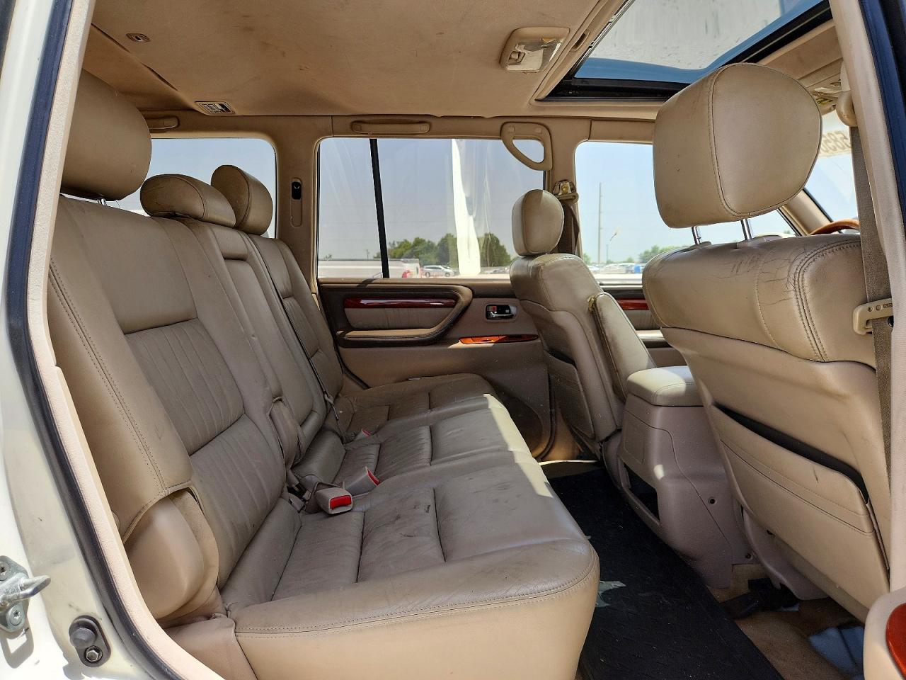 2001 Lexus Lx 470 White vin: JTJHT00W313502268