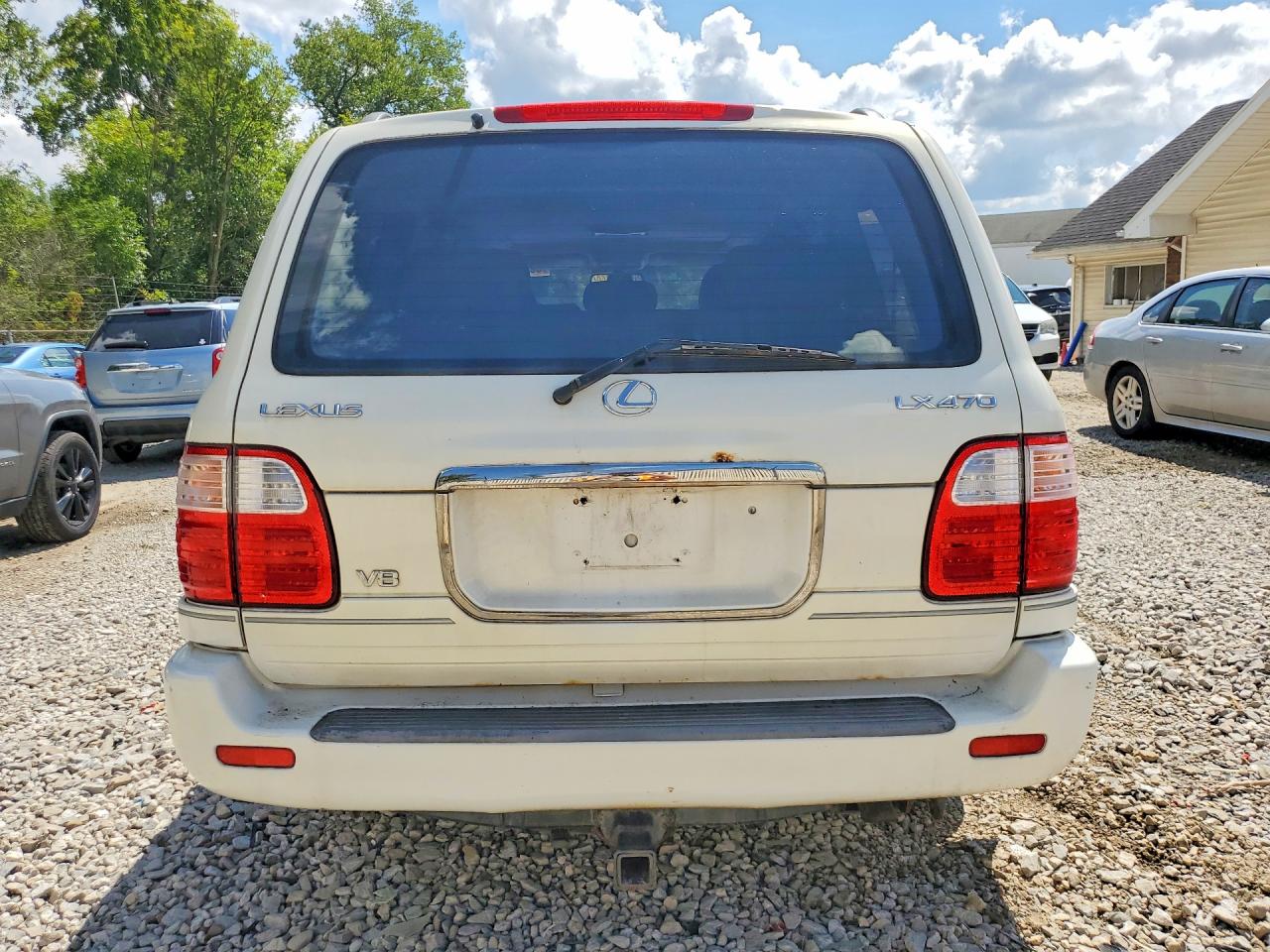 2001 Lexus Lx 470 White vin: JTJHT00W313509088